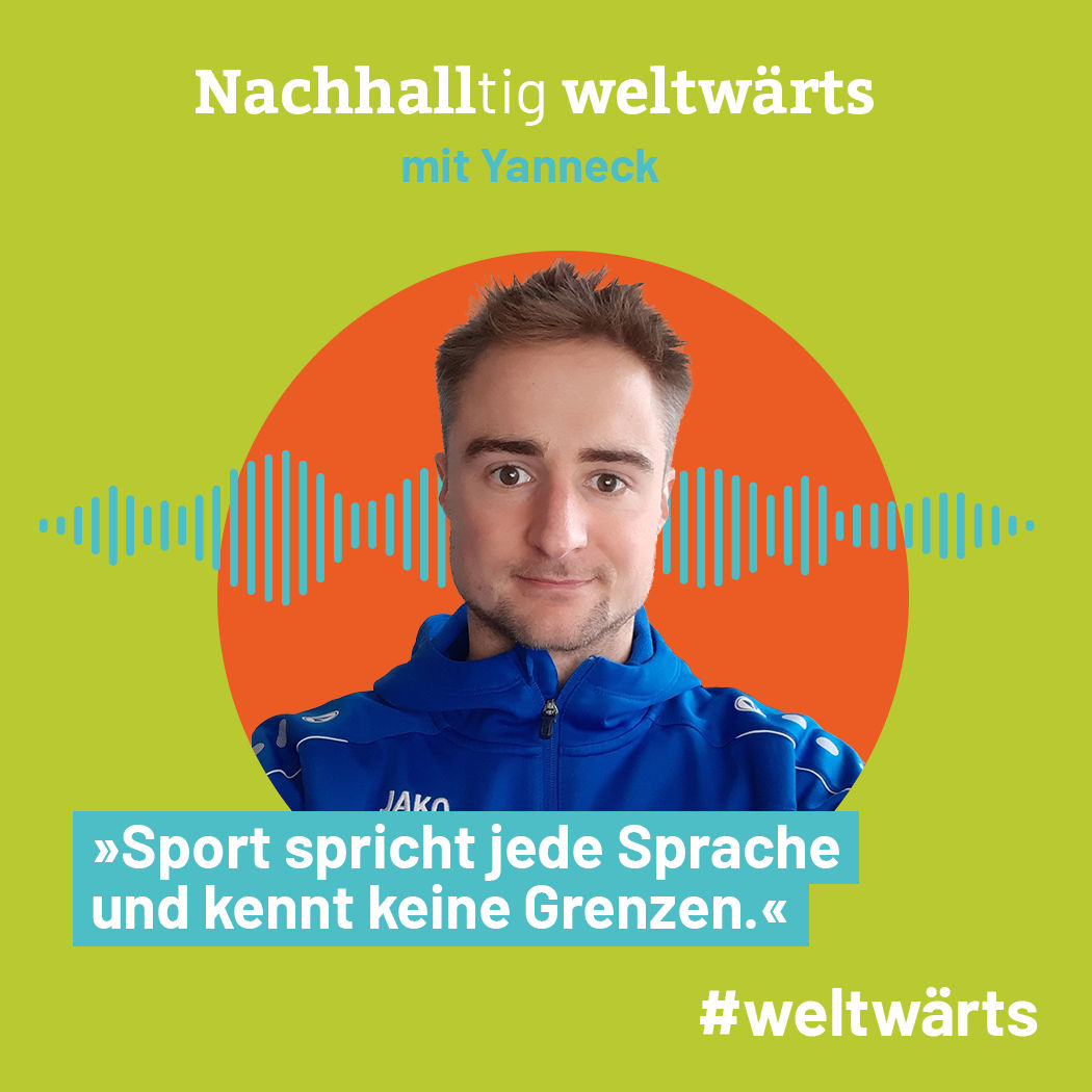 Sportbegeistert und engagiert ging Yanneck als einer der ersten weltwärts Freiwilligen nach Südafrika