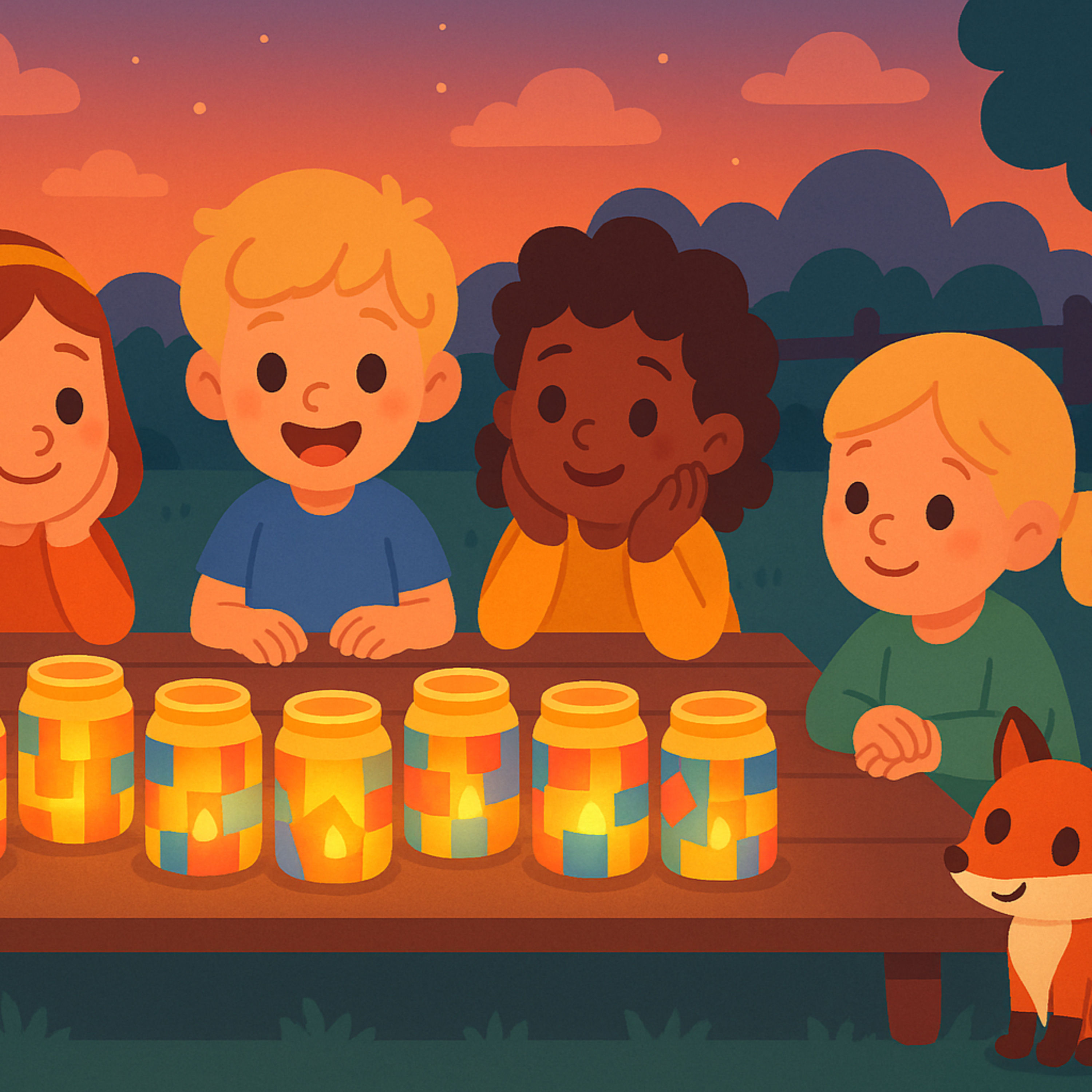 St. Martin in der Kita – Bunte Kerzen basteln & ein warmes Leuchten teilen | „Gute Nacht“-Geschichte