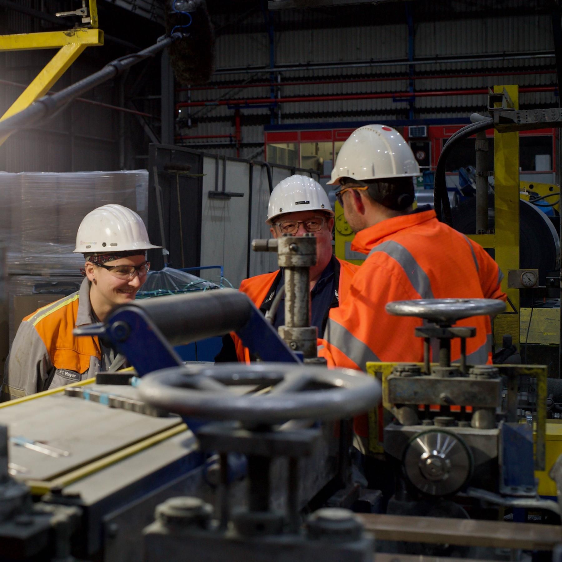 Stahlarbeiterin - Eine Frau in der Männerdomäne Schwerindustrie