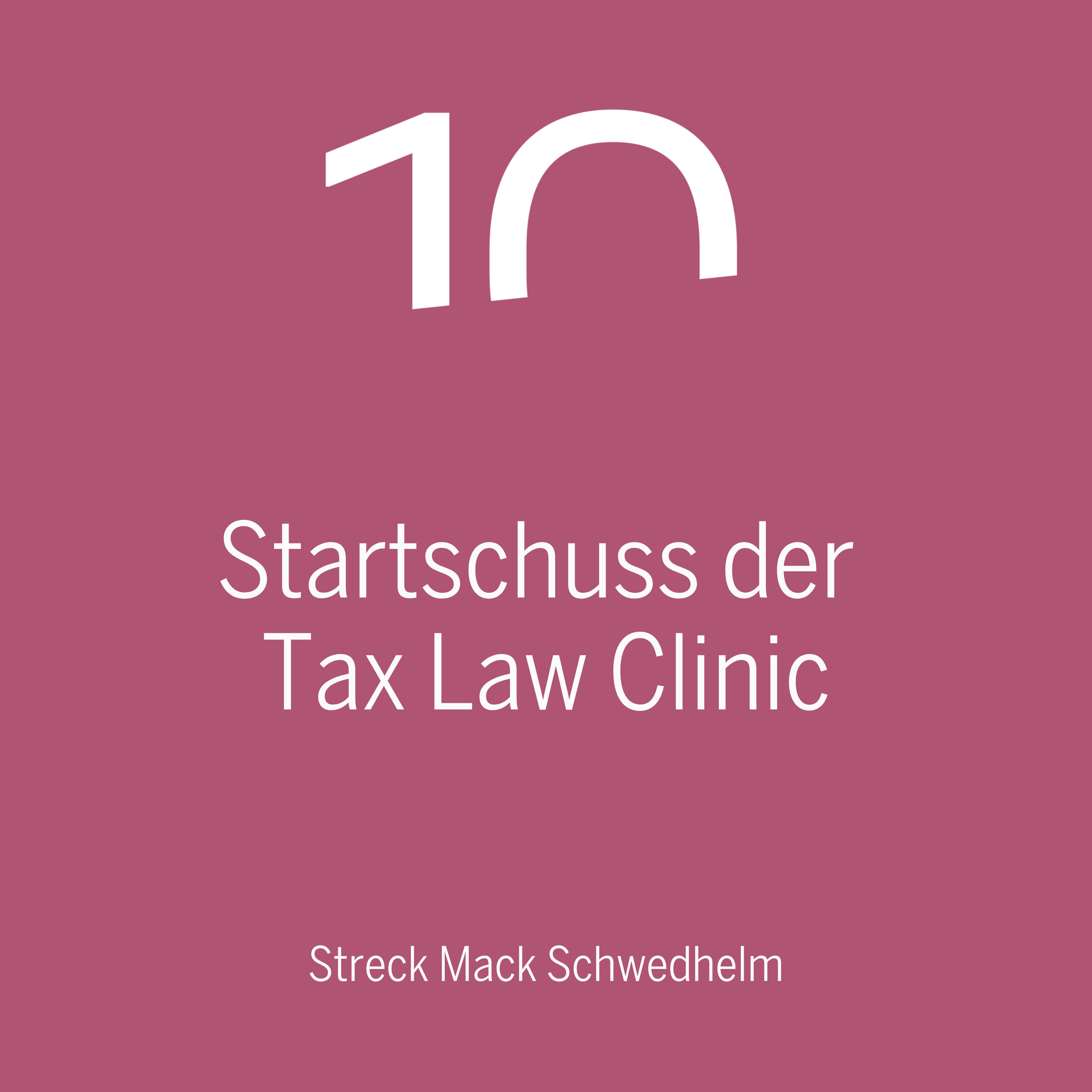 Startschuss der Tax Law Clinic