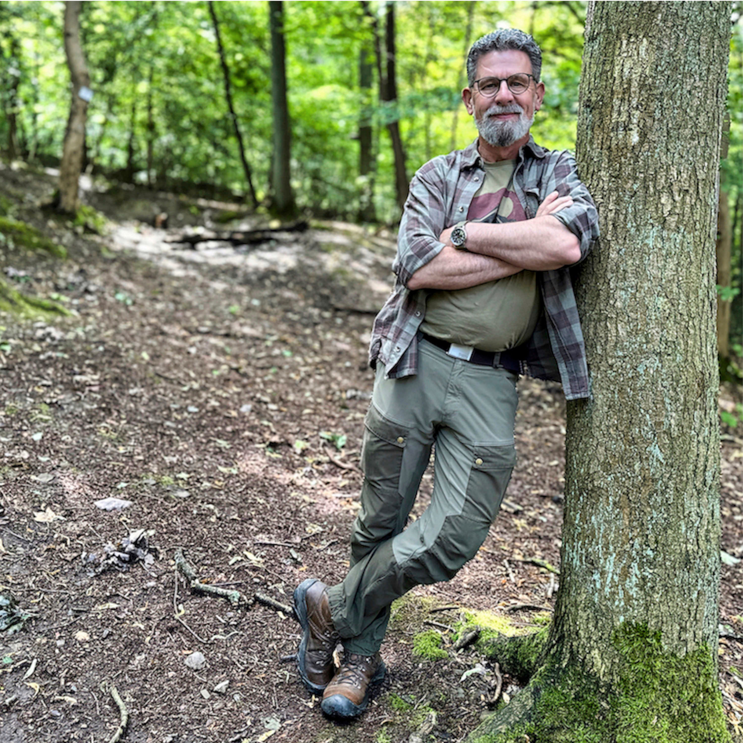 Stefan Alberts liebt das Bad im Wald
