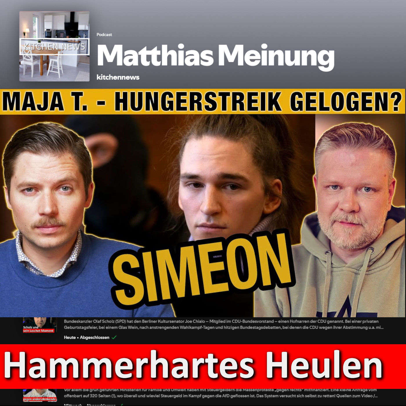 Sterneküche: MAJA T. und die Lüge vom Hungerstreik, Kellermann-Rock gekauft & Migranten-Wirtschaftswunder
