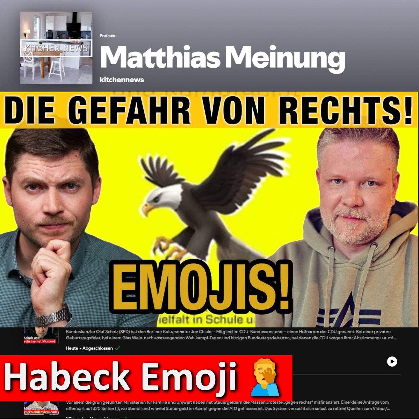 Sterneküche: ÖRR warnt vor rechten Emojis! Kirchenasyl & Geheimbericht über Habeck!