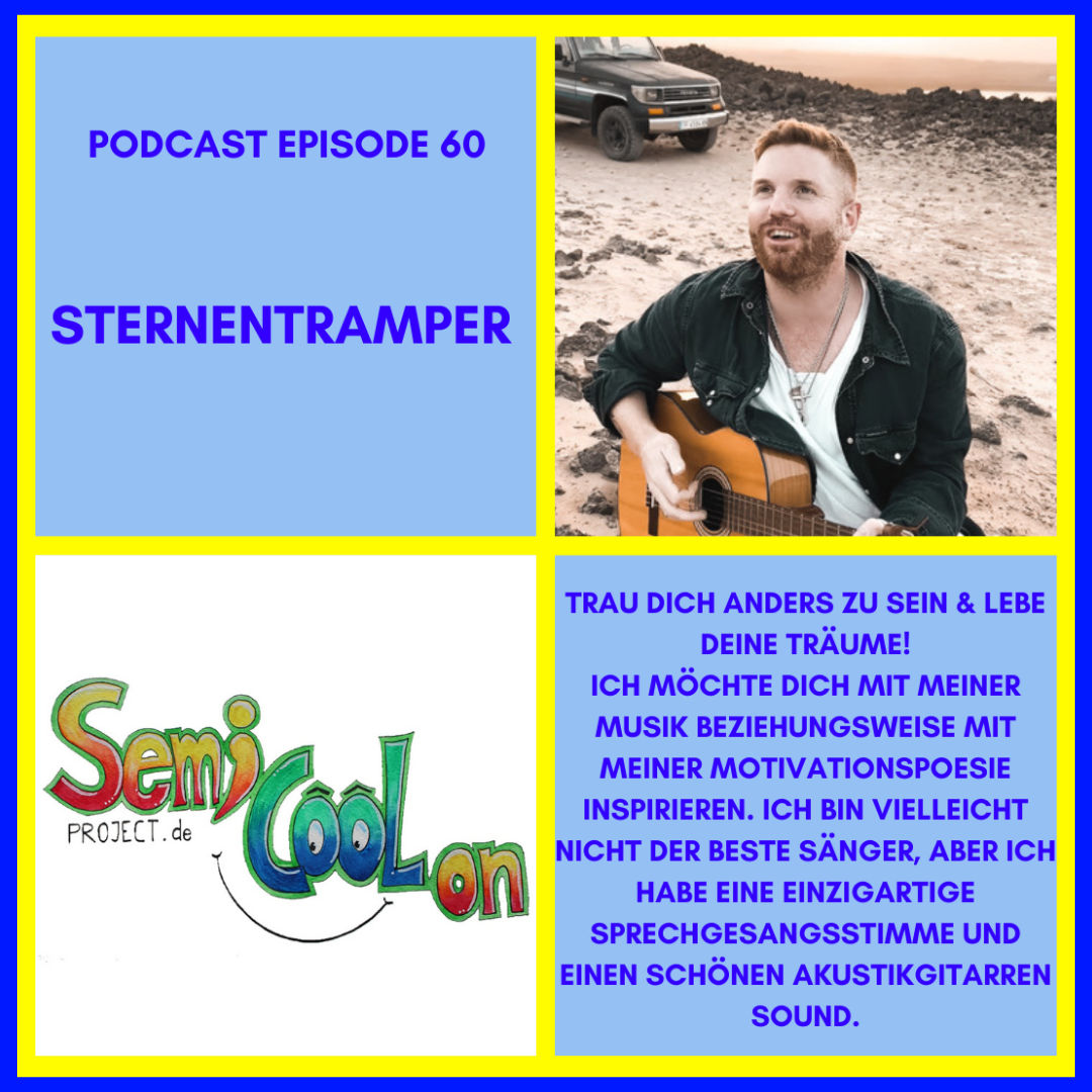 Sternentramper - der rothaarige Mut-Mach-Musiker