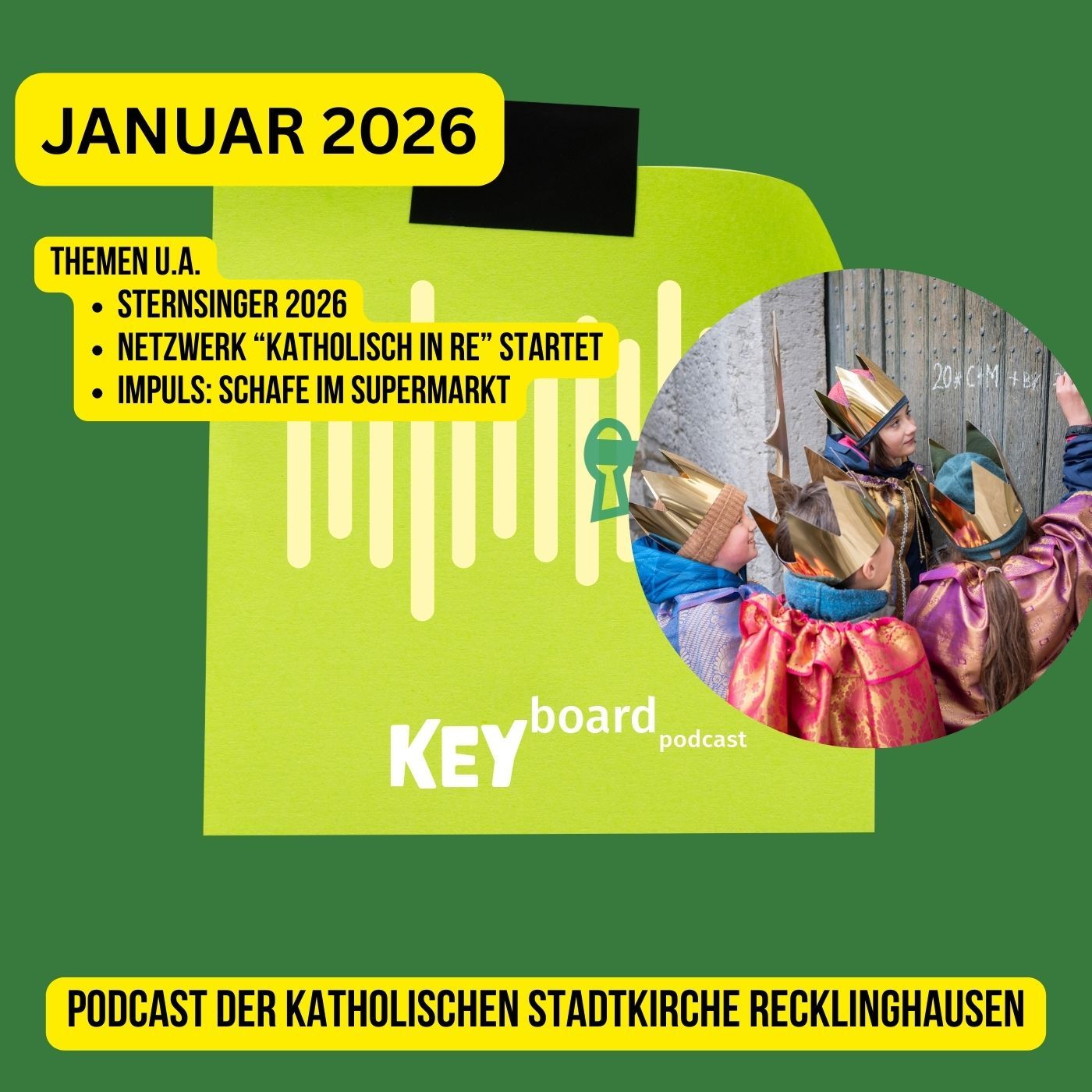 Sternsinger 2026 - Netzwerk "Katholisch in RE" startet - Impuls: Schafe im Supermarkt (8.1.2026)