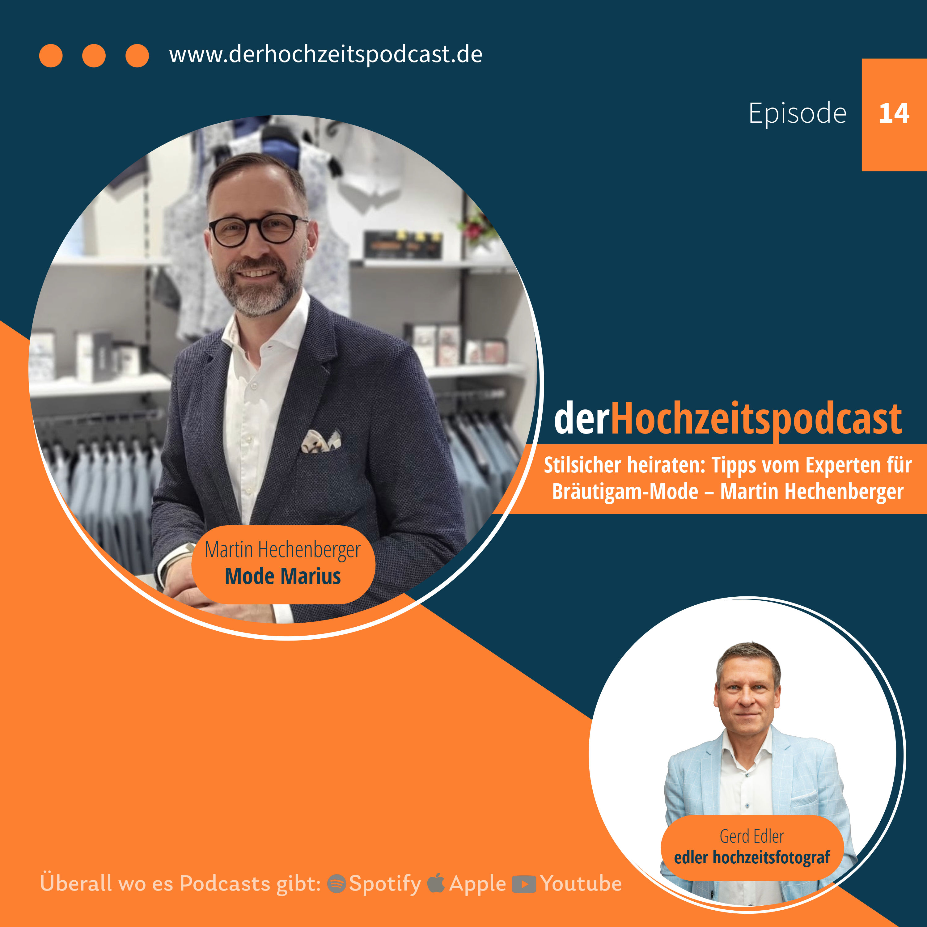 Stilsicher heiraten: Tipps vom Experten für Bräutigam-Mode – Martin Hechenberger von Mode Marius | Episode 14