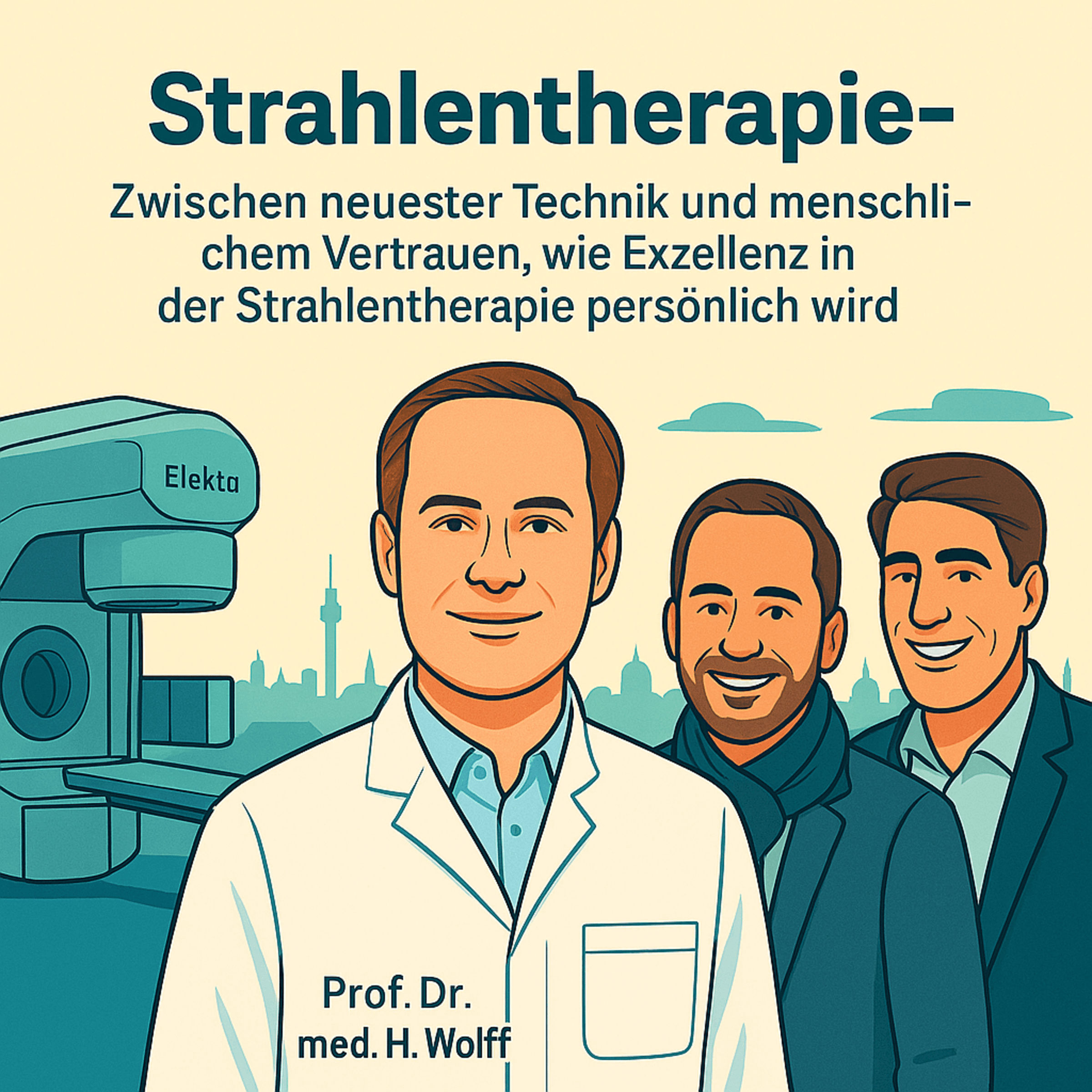 Strahlentherapie–Zwischen neuester Technik und menschlichem Vertrauen mit Prof. Dr. med. H. Wolff