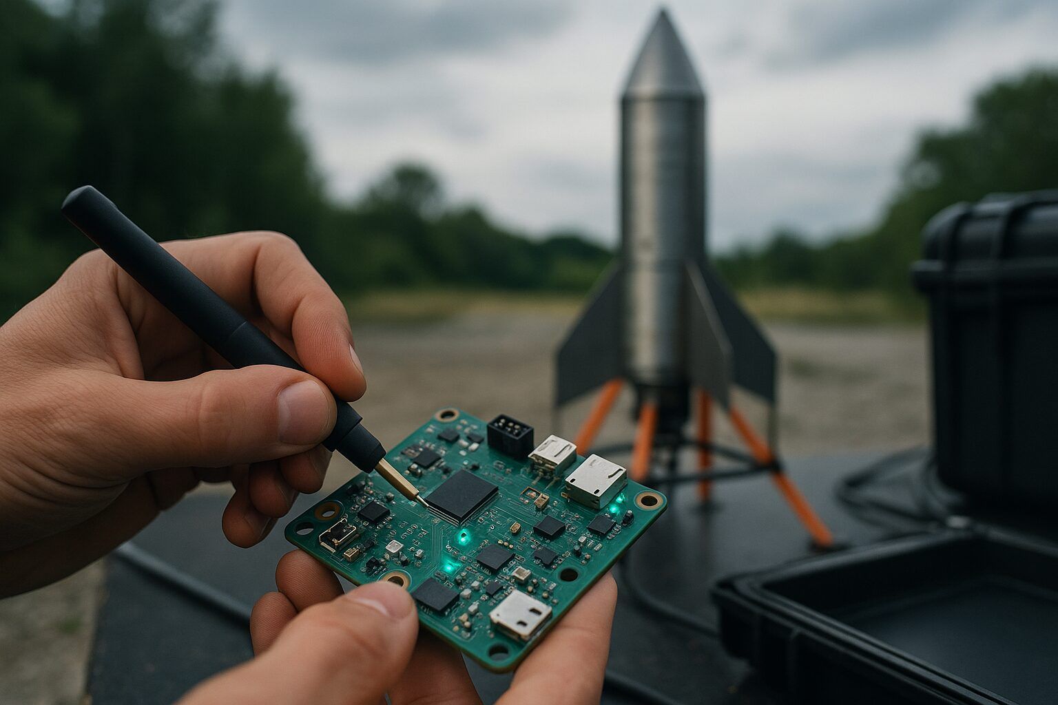 Stromlinien über Passau – Magnetfeld der Nacht