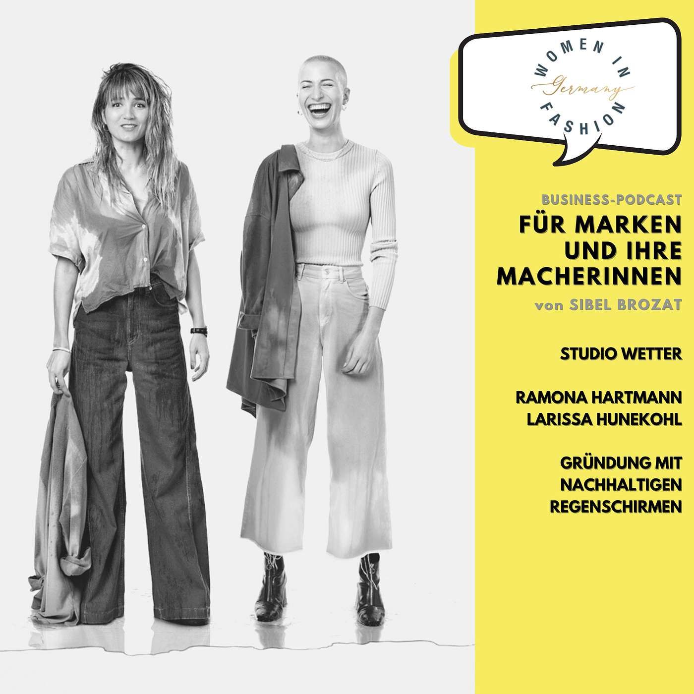 Studio Wetter - Ramona Hartmann und Larissa Hunekohl über ihre Gründung mit nachhaltigen Regenschirmen
