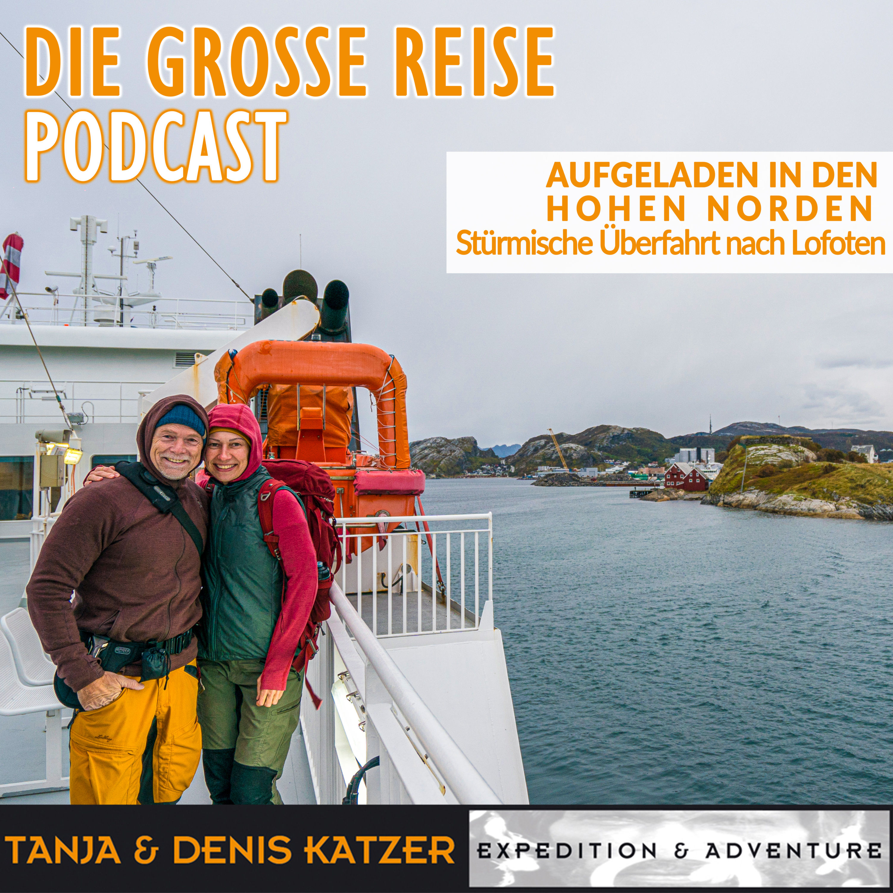 Stürmische Überfahrt nach Lofoten - Aufgeladen in den hohen Norden