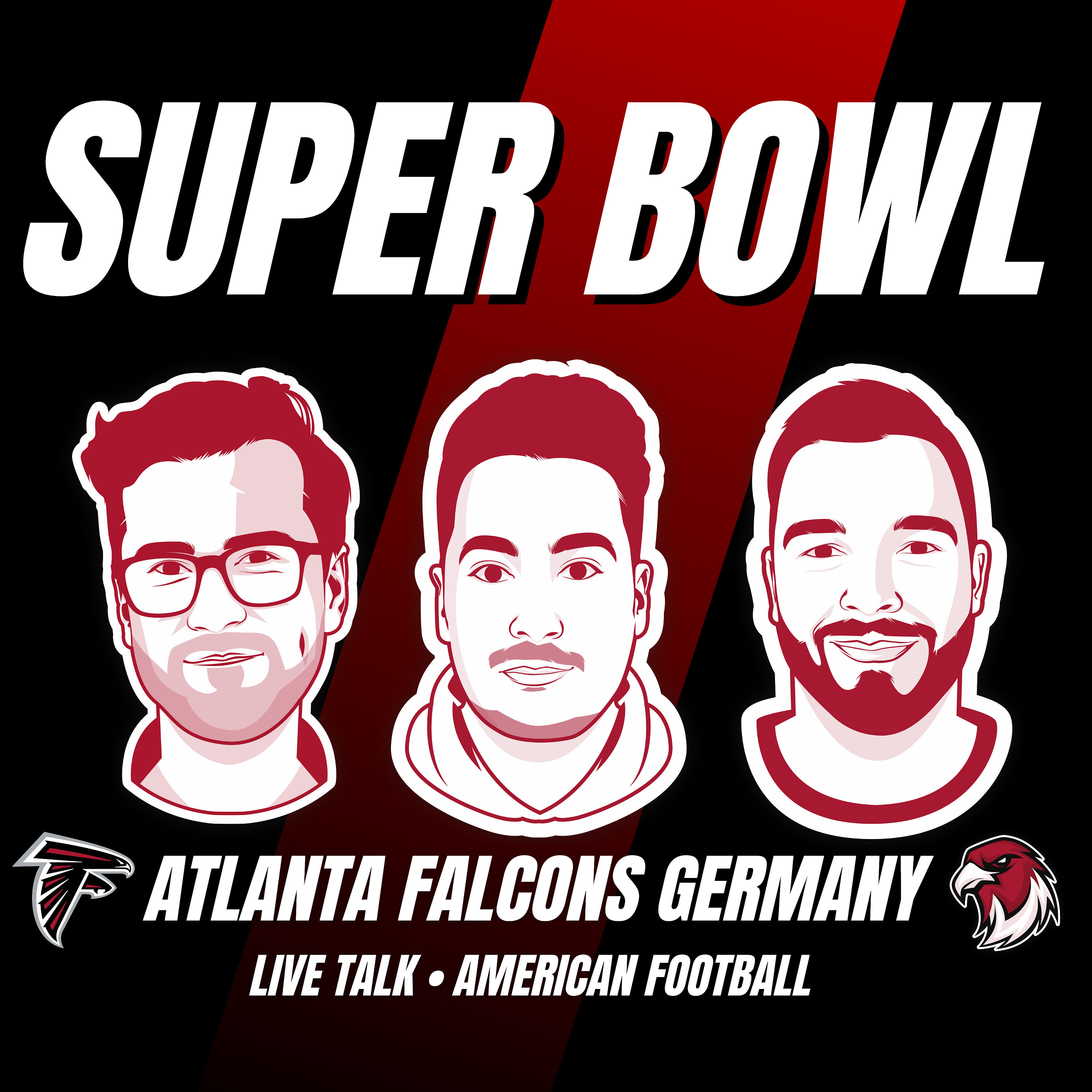 Super Bowl | Live Talk der Atlanta Falcons Germany