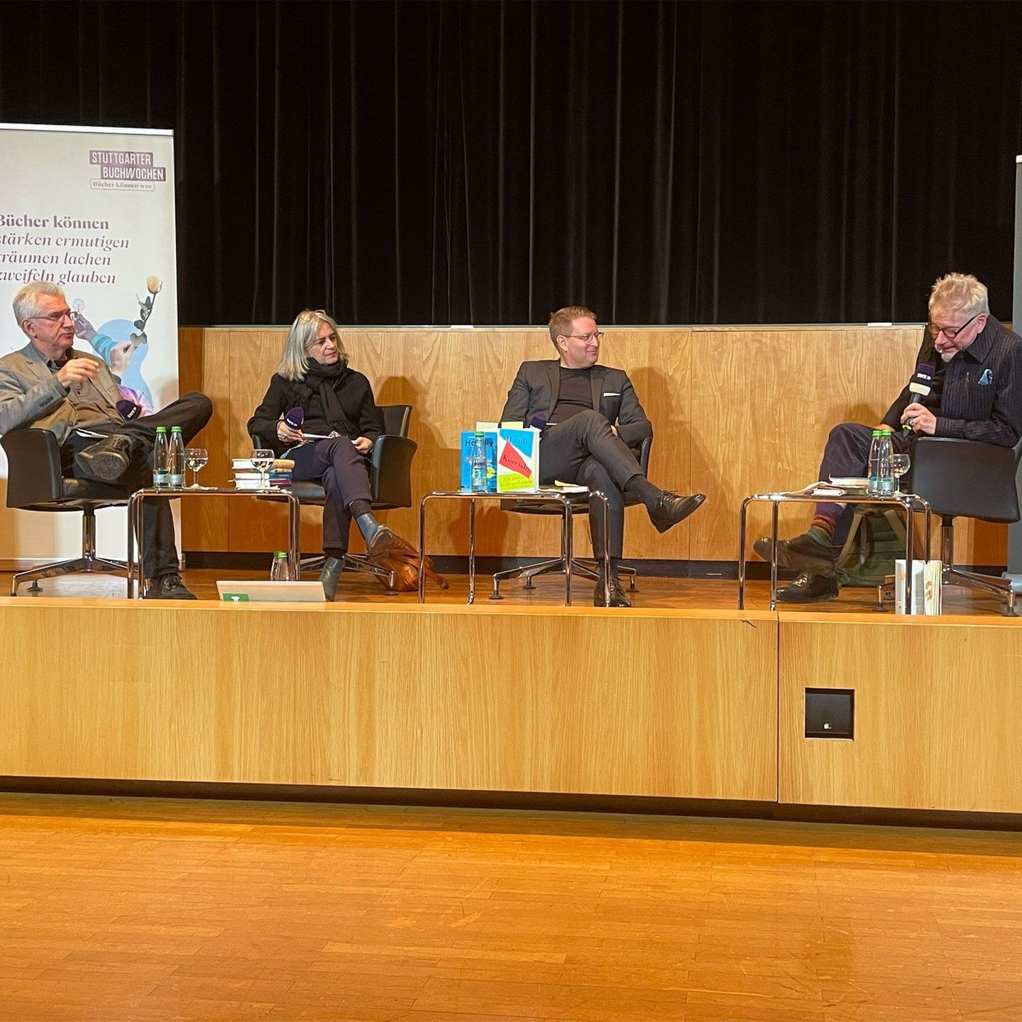 SWR Bestenliste Dezember bei den Stuttgarter Buchwochen im Haus der Wirtschaft