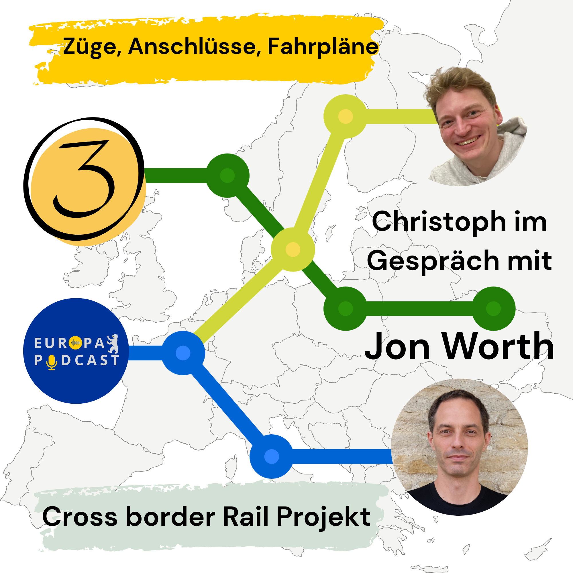 Teil 3/5 - Sind Züge, Anschlüsse und Fahrpläne alltagstauglich? CrossBorderRail-Erfahrungen mit Jon Worth