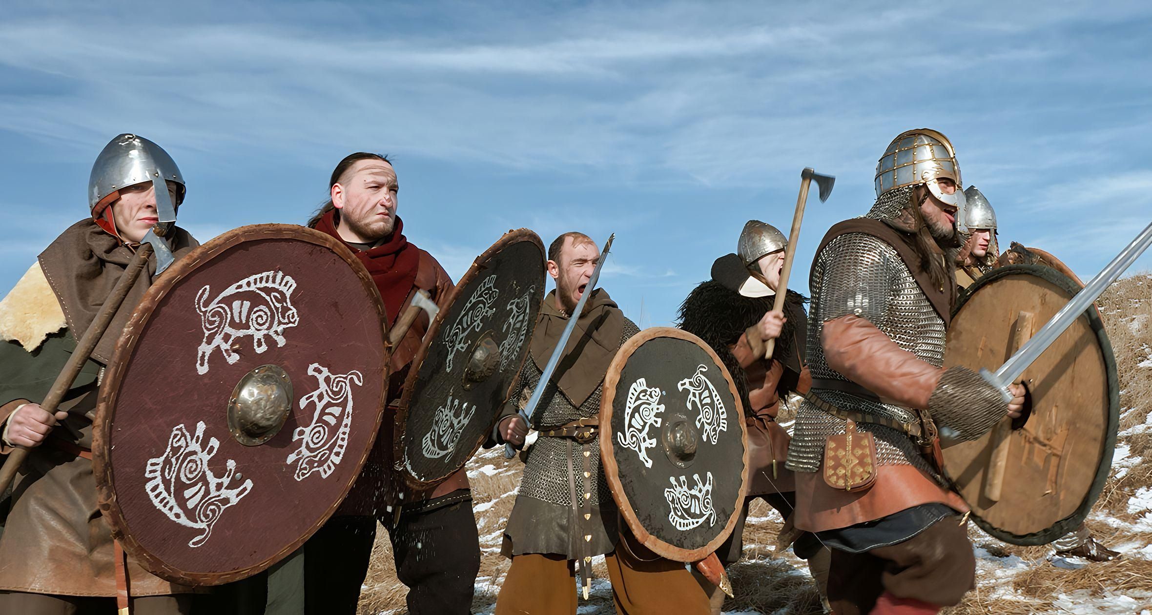 The Viking shield wall: tactics and psychology on the medieval battlefield