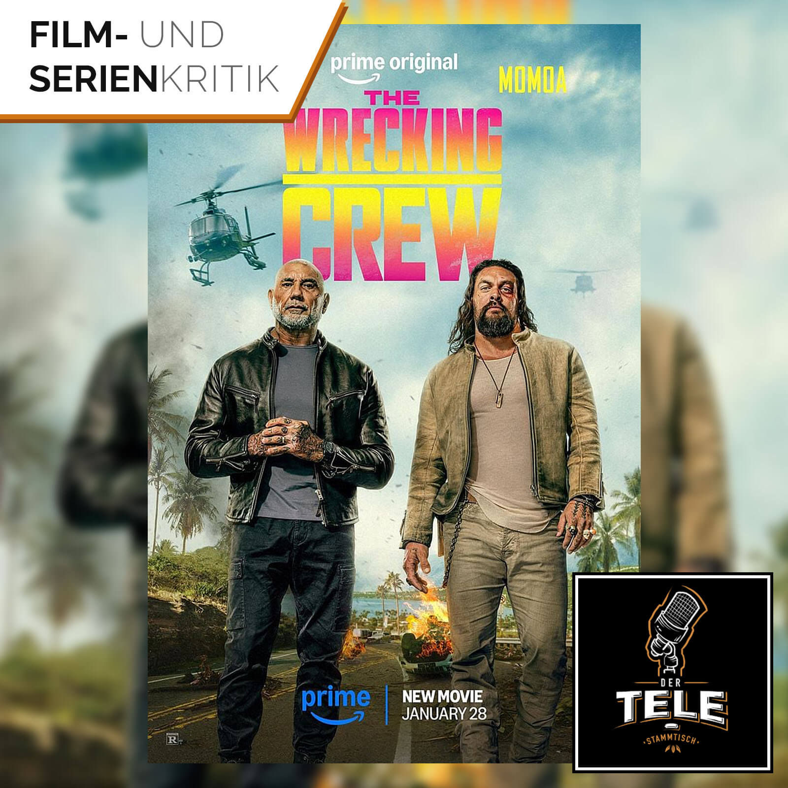 The Wrecking Crew (Prime Video) | Zwei Muskelberge sorgen für Krawall: Wie gut ist die Actionkomödie mit Momoa und Bautista wirklich?