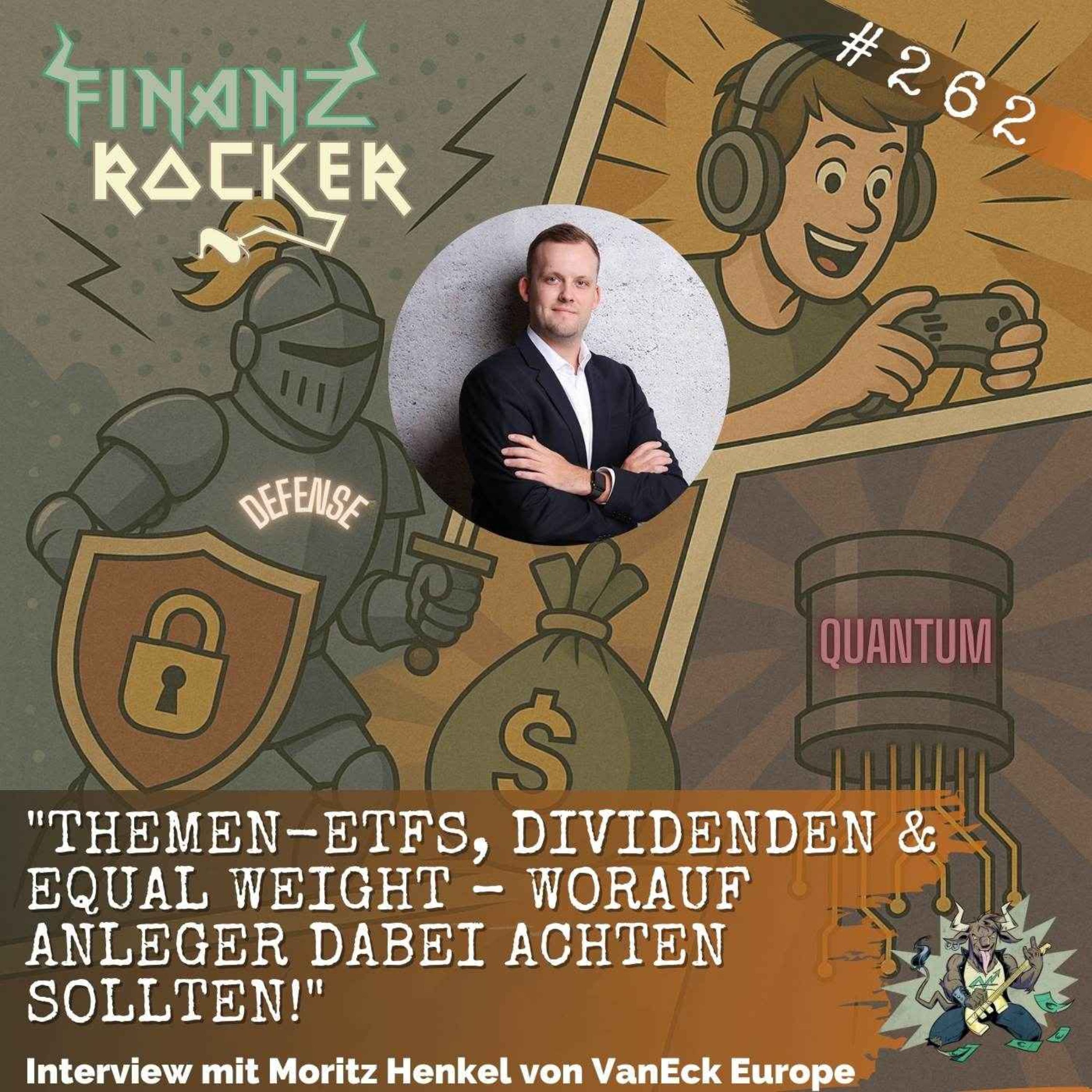 "Themen-ETFs, Dividenden & Equal Weight – Worauf Anleger dabei achten sollten!" - Interview mit Moritz Henkel von VanEck Europe