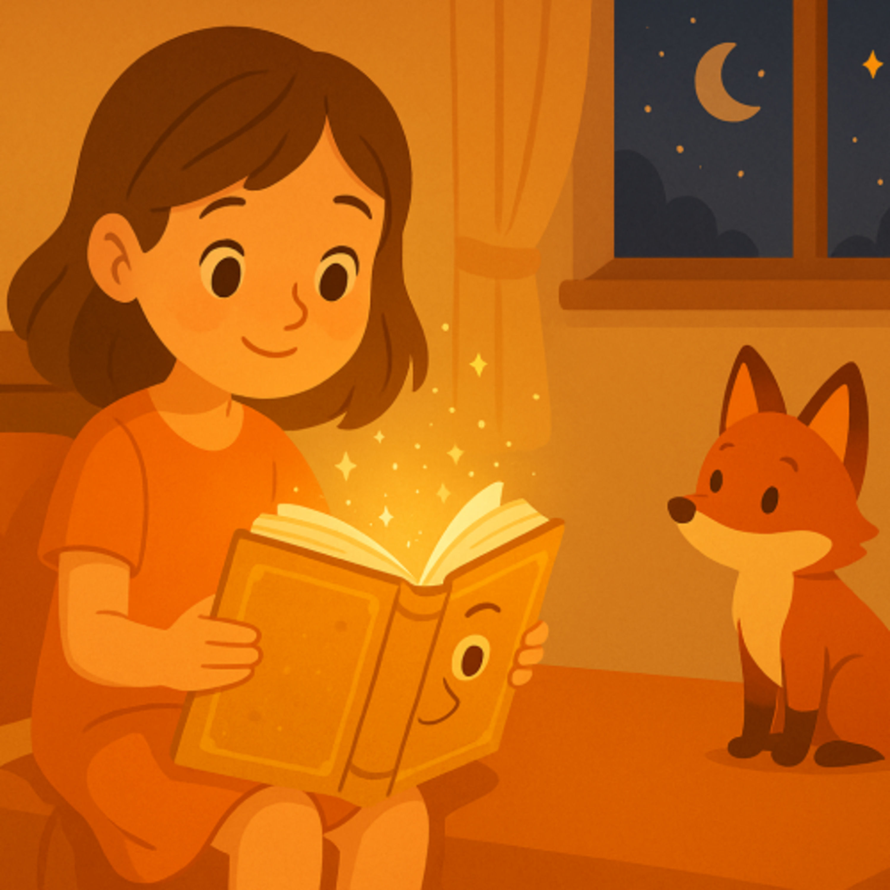 Theo, das redende Buch & Melinas magische Abenteuer | „Gute Nacht“-Geschichte”