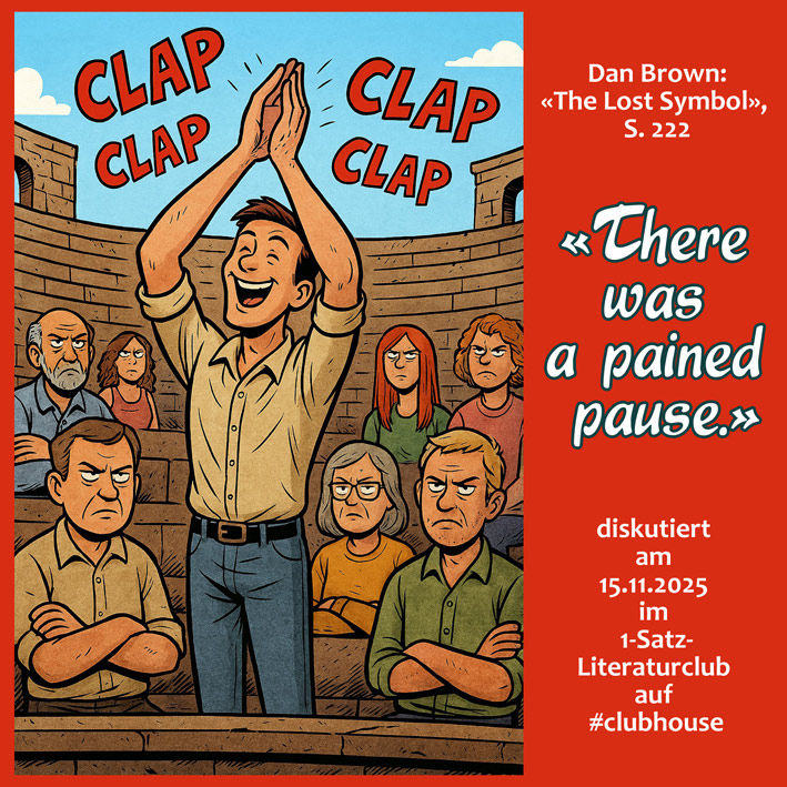 «There was a pained pause.»