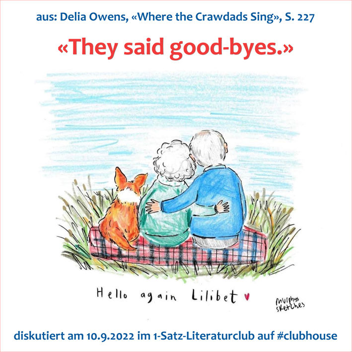 «They said good-byes.»