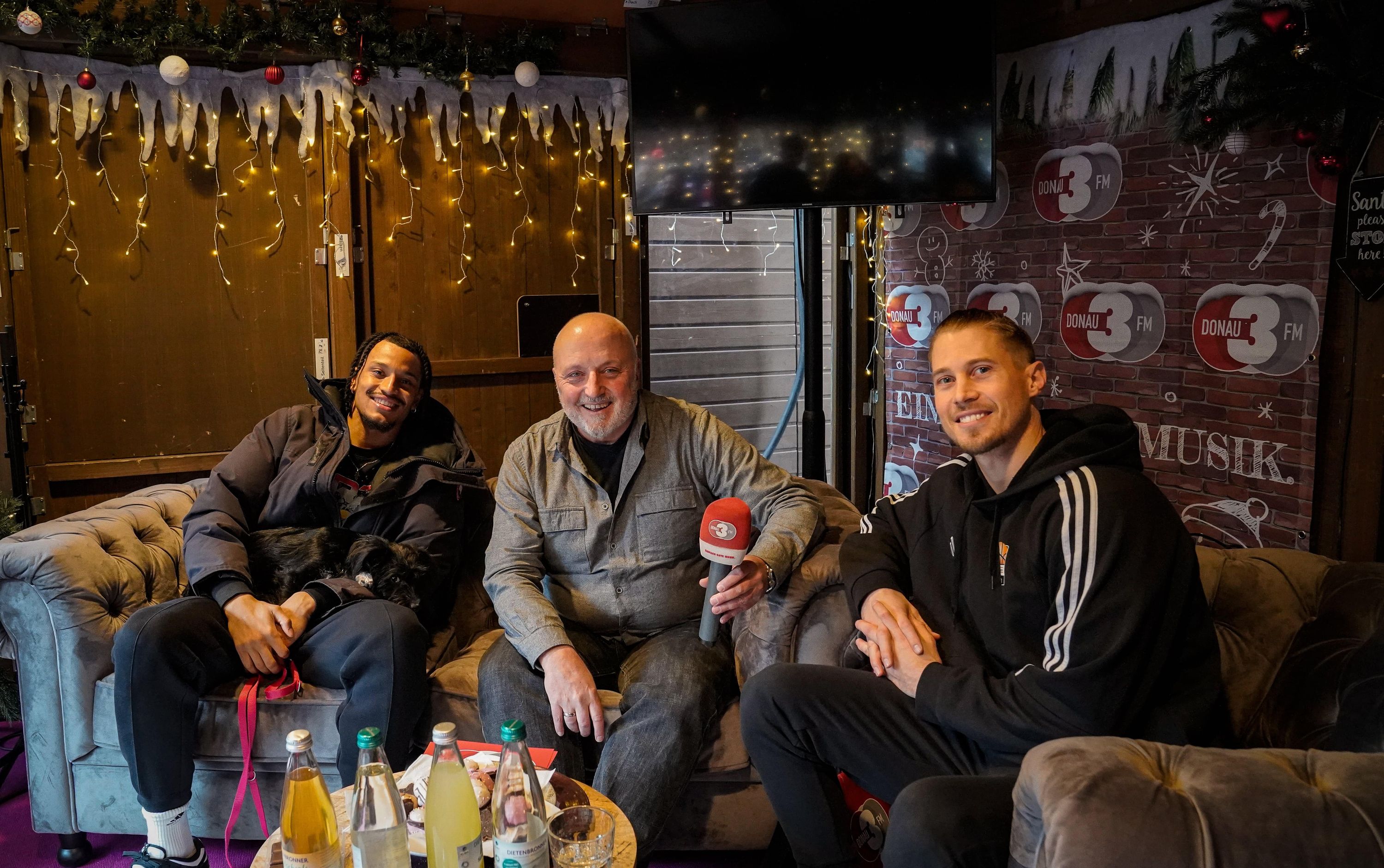 Thommy Klepeisz & Nelson Weidemann von den Ulmer Basketballern