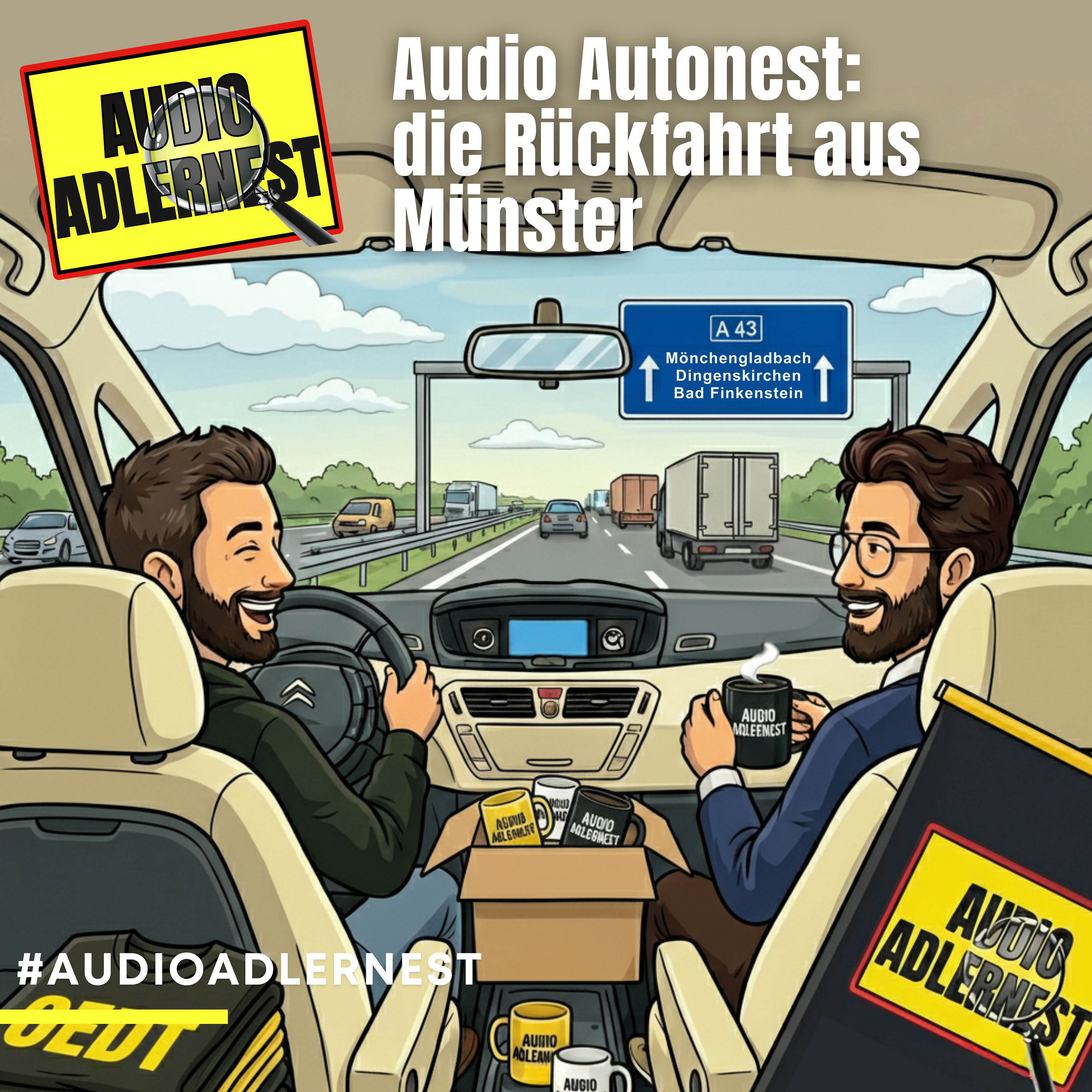 TKKG Live in Münster: Audio Autonest - Die Rückfahrt - Audio Adlernest (#121)