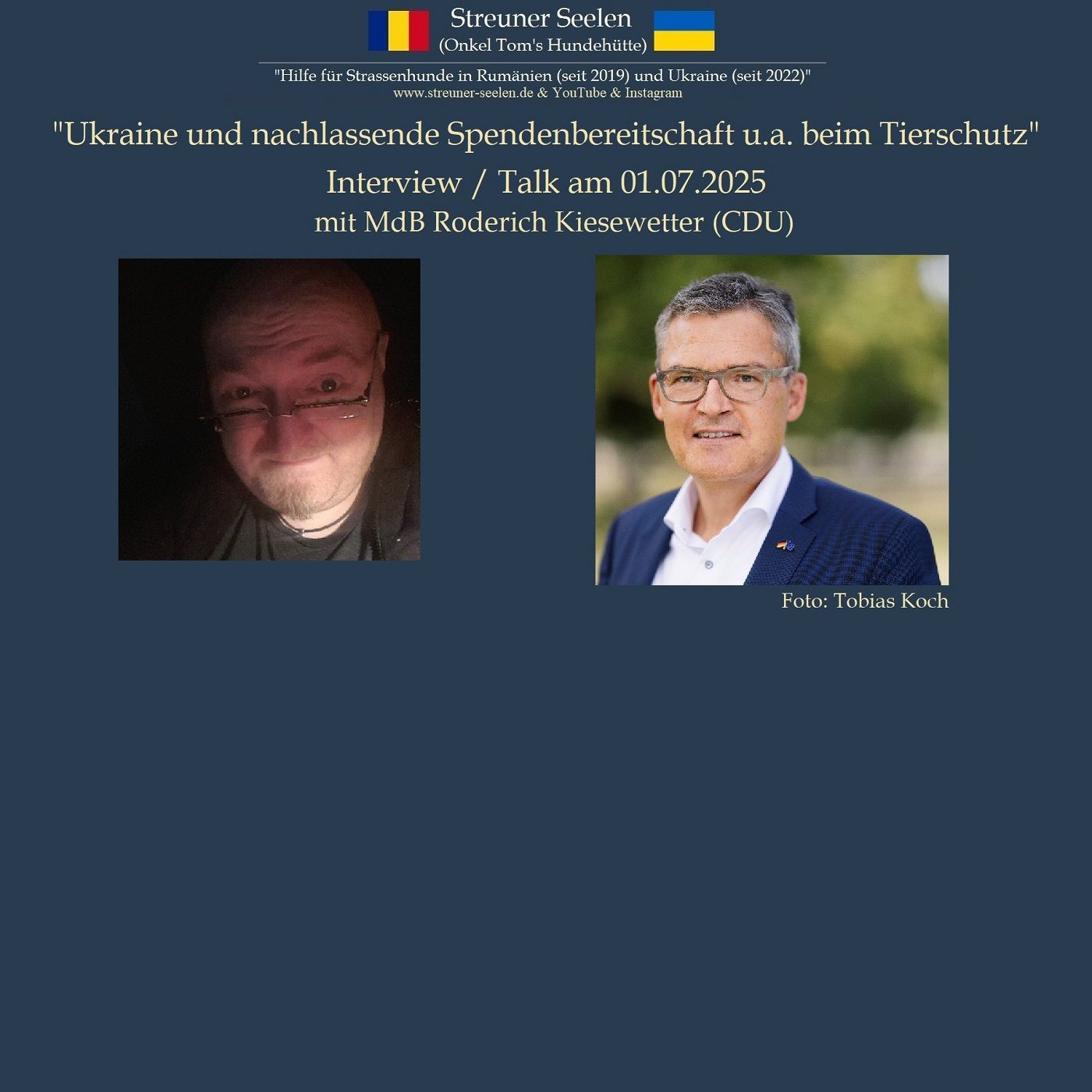 Tom Pedall im Gespräch mit MdB Roderich Kiesewetter (CDU)