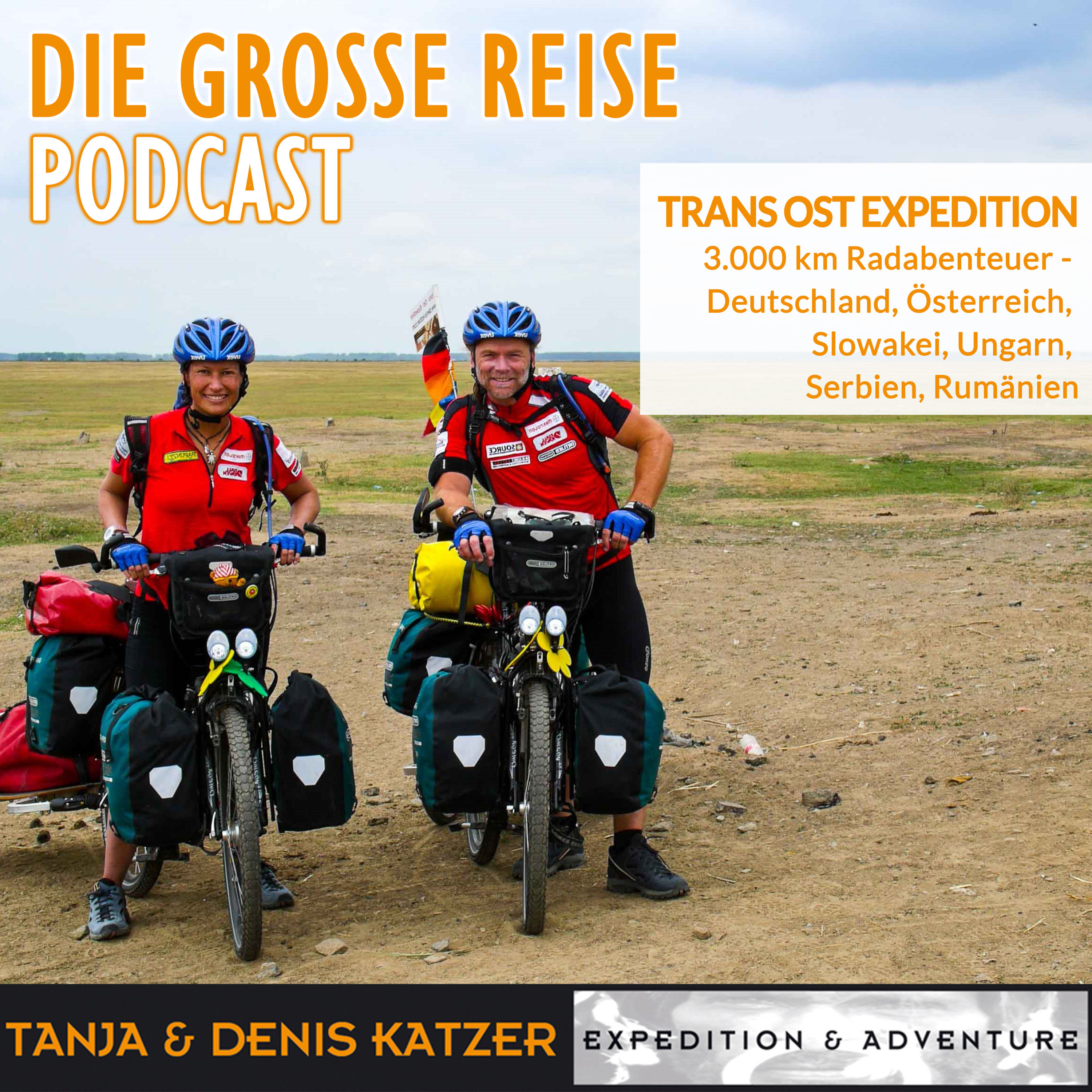 Trans-Ost-Expedition – 3.000 km Radabenteuer - Hochwasser, Übernachtung im Hotel Dracula, warum Innereien von Schweinen vegetarisch sind