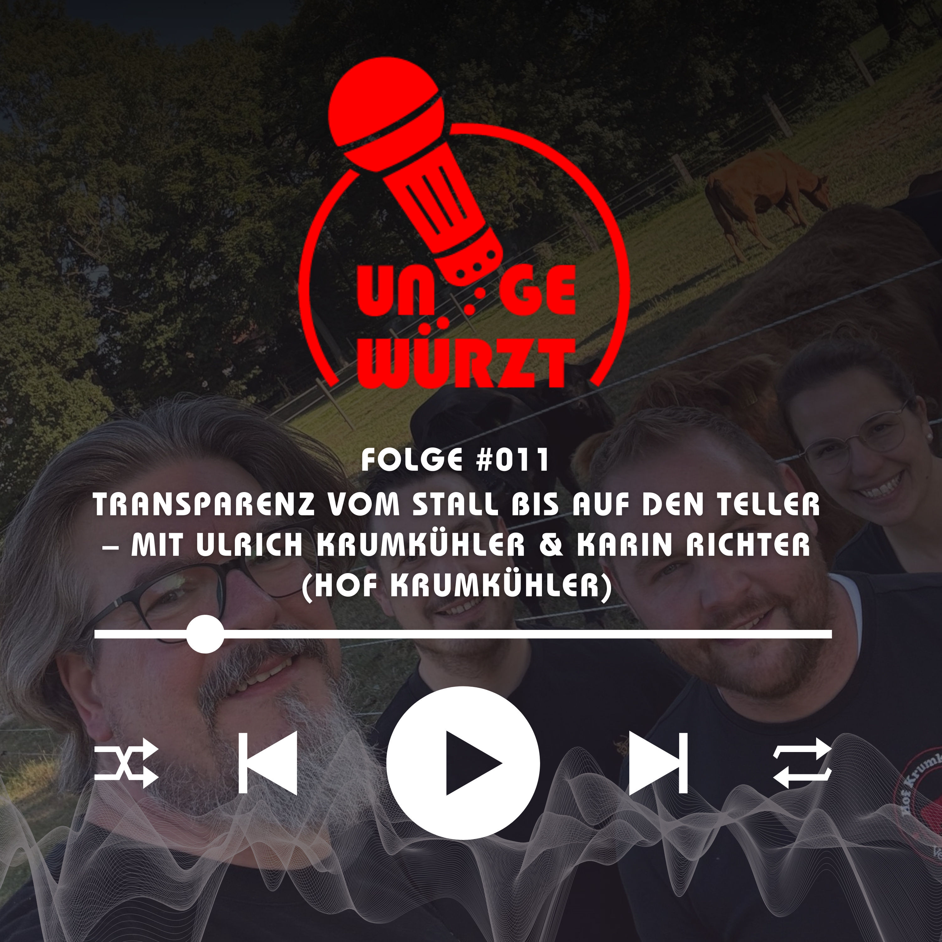 Transparenz vom Stall bis auf den Teller – mit Ulrich Krumkühler & Karin Richter (Hof Krumkühler)