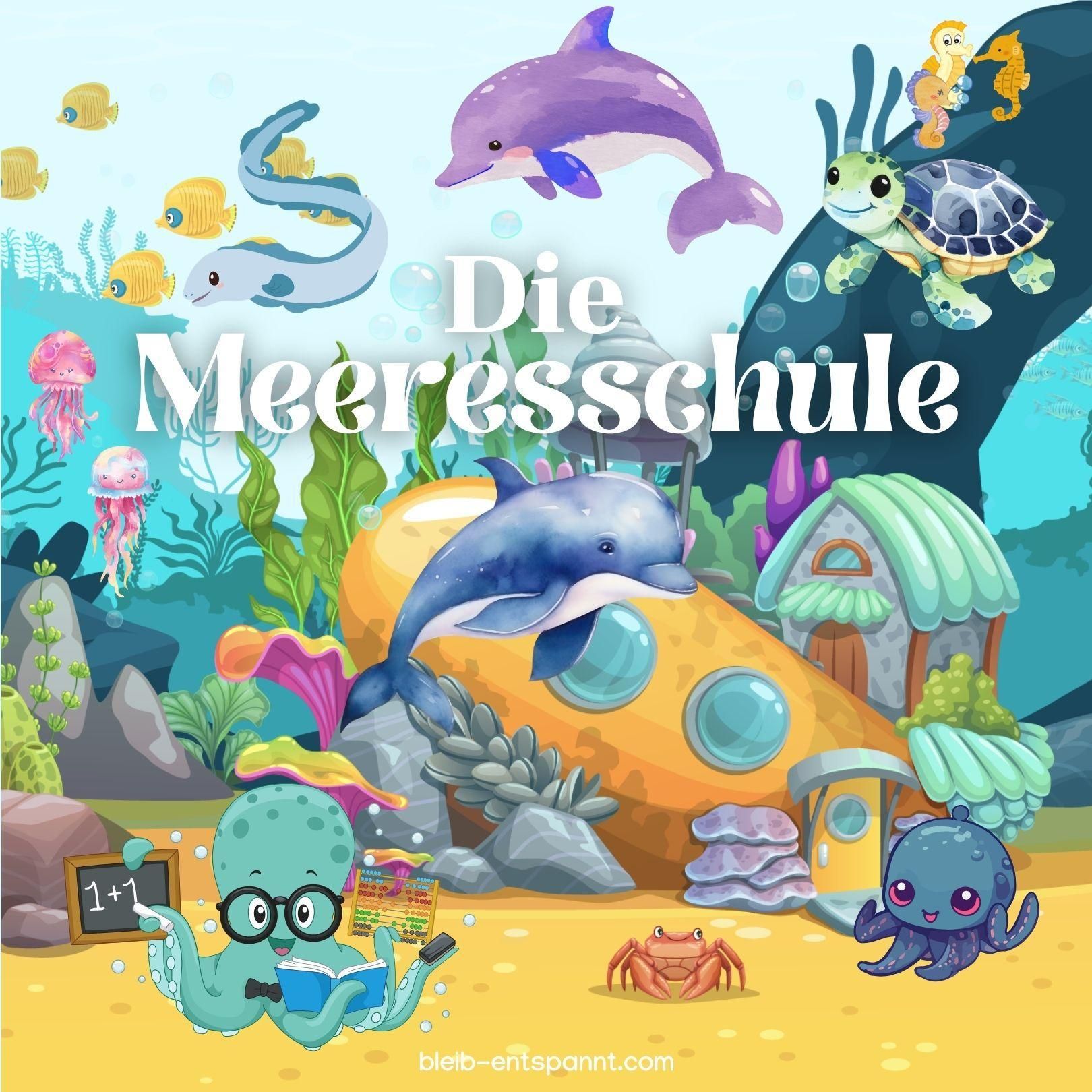 Traumreise für Kinder - Die Meeresschule - eine Geschichte über Freundschaft zur Einschulung