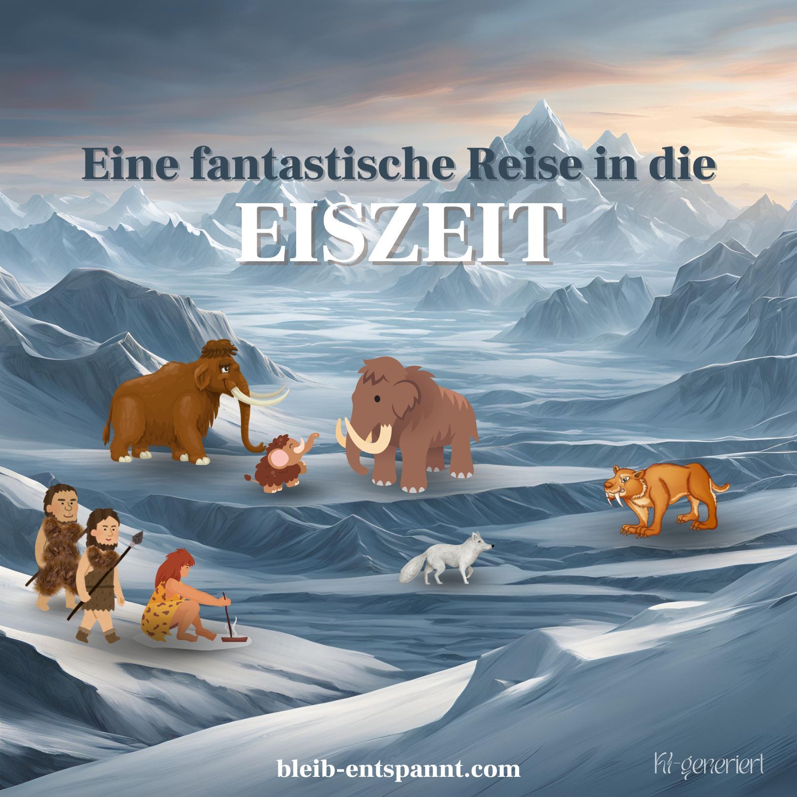 Traumreise für Kinder - Eine fantastische Reise in die Eiszeit - Geschichte
