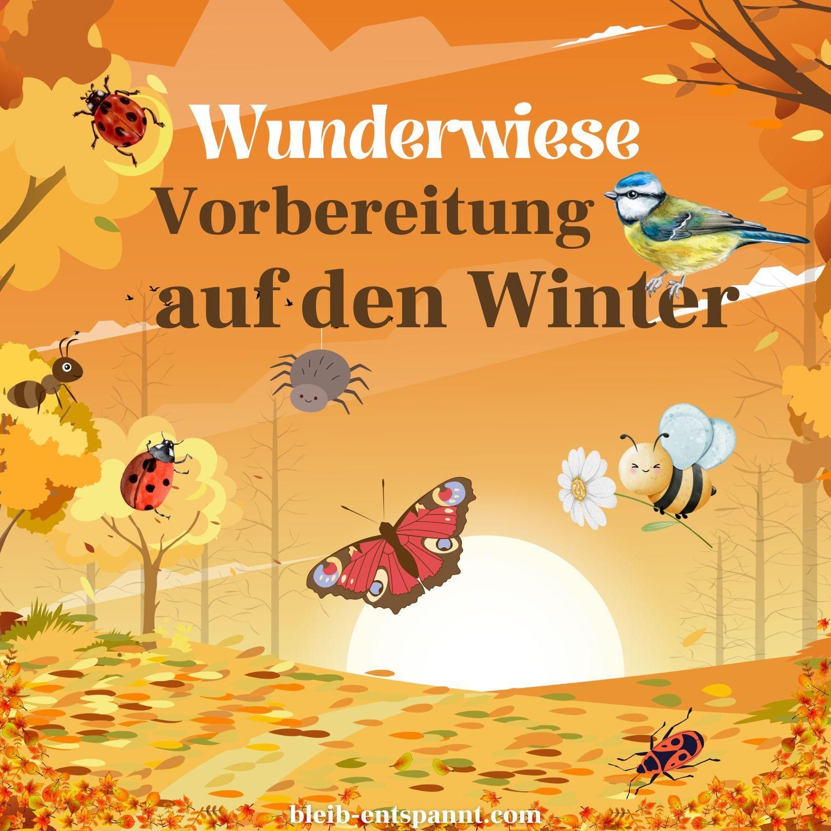Traumreise für Kinder - Wunderwiese: Vorbereitung auf den Winter - Insekten im Winter