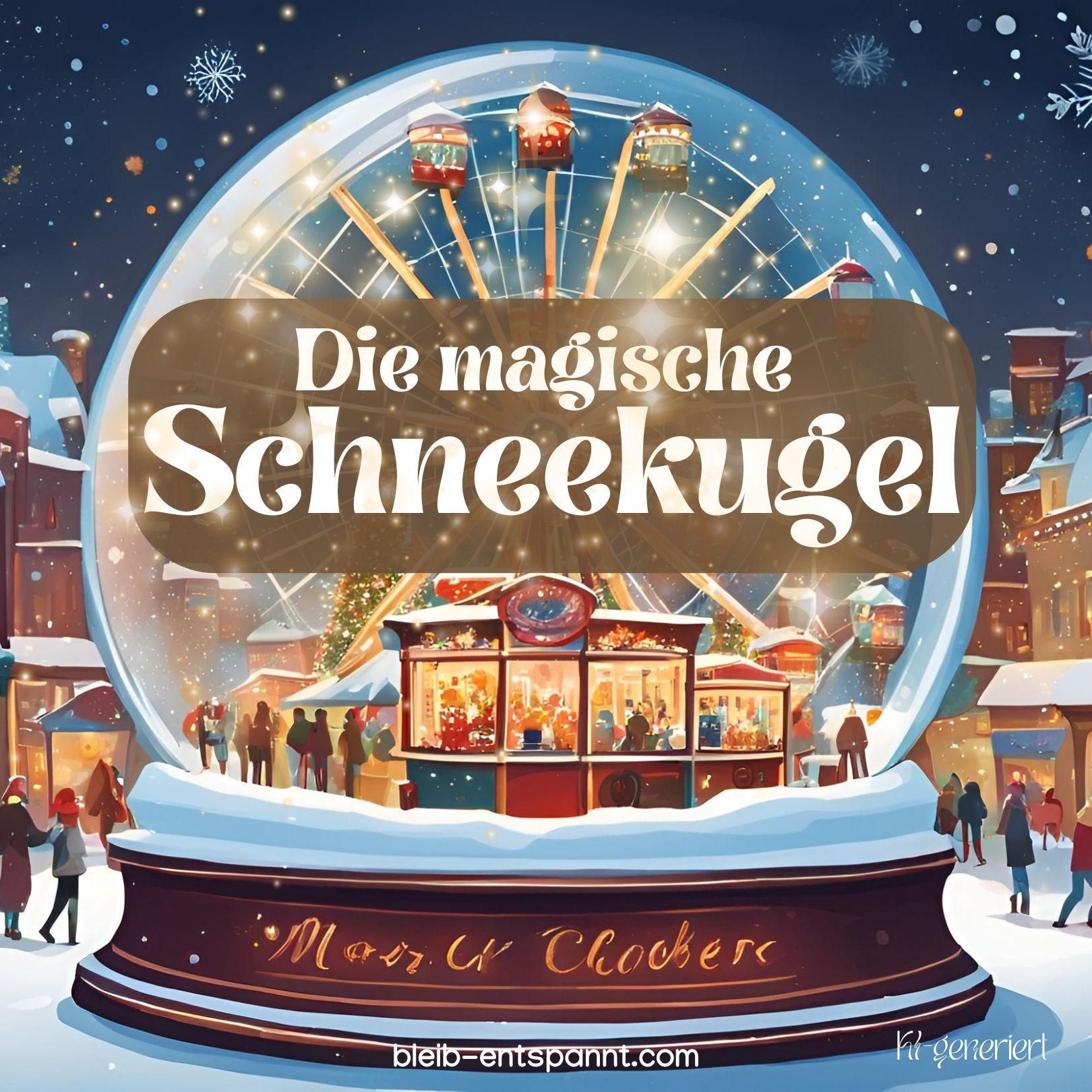 Traumreise für Kinder zum Einschlafen - Die magische Schneekugel - Weihnachtsmarkt Geschichte