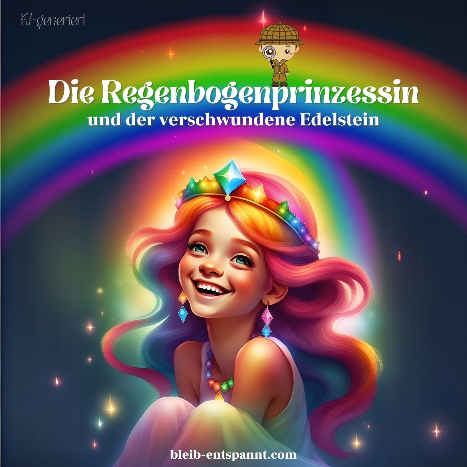 Traumreise für Kinder zum Einschlafen - Die Regenbogenprinzessin und der verschwundene Edelstein