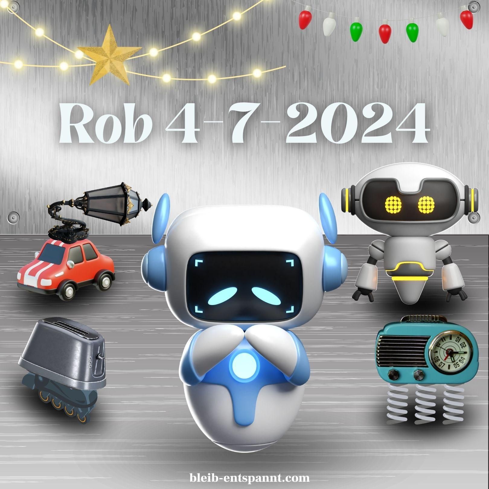 Traumreise für Kinder zum Einschlafen - Rob 4-7-2024 - Roboter Geschichte über Freundschaft