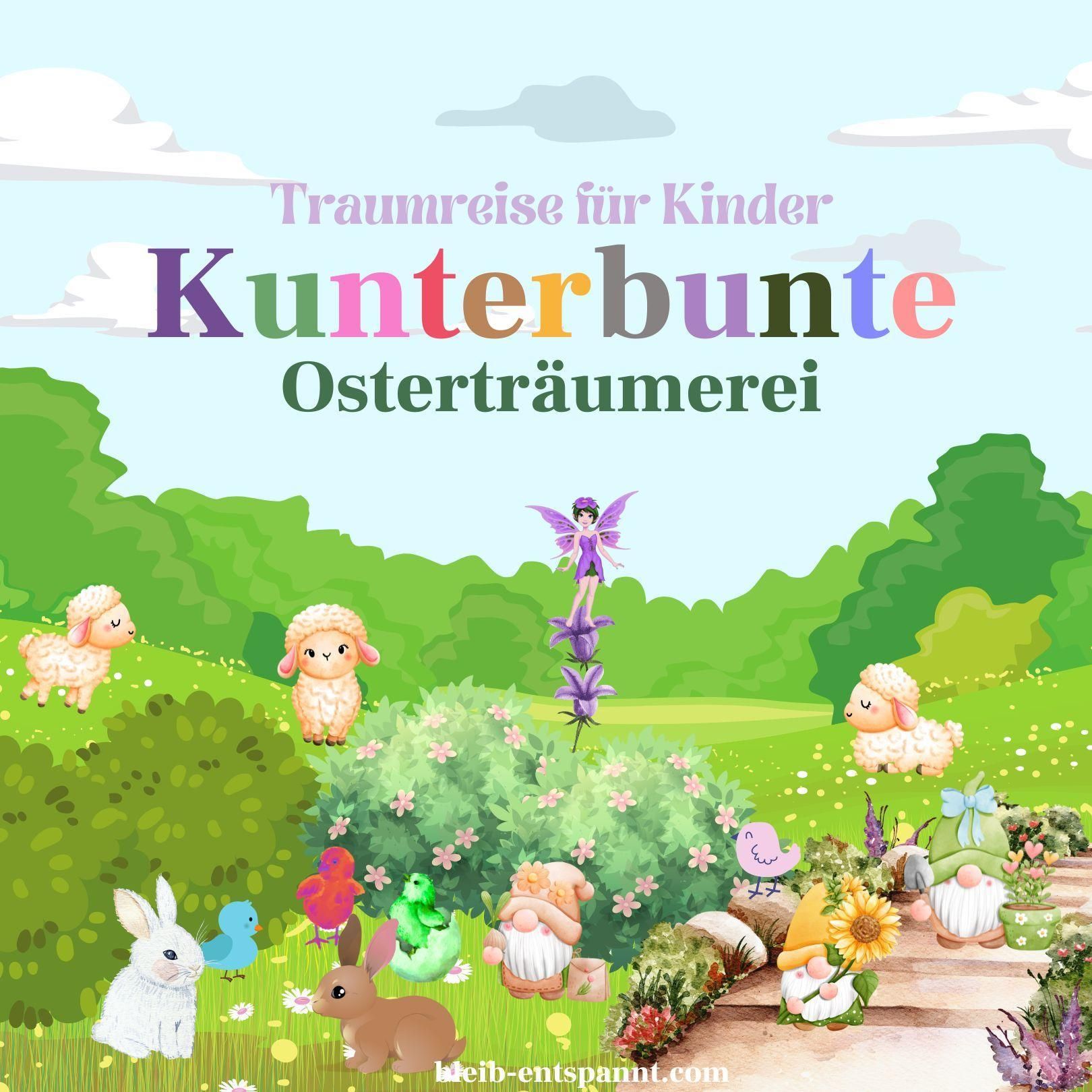 Traumreise zum Einschlafen für Kinder - Kunterbunte Osterträumerei - Geschichte zu Ostern