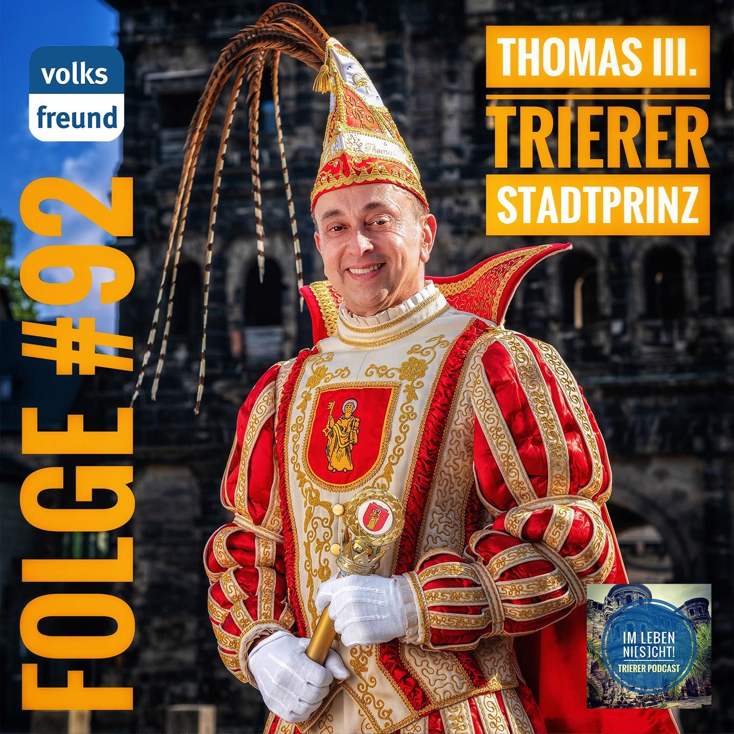 Trierer Stadtprinz Thomas III.: „Karneval findet nicht allein im Glas statt.“