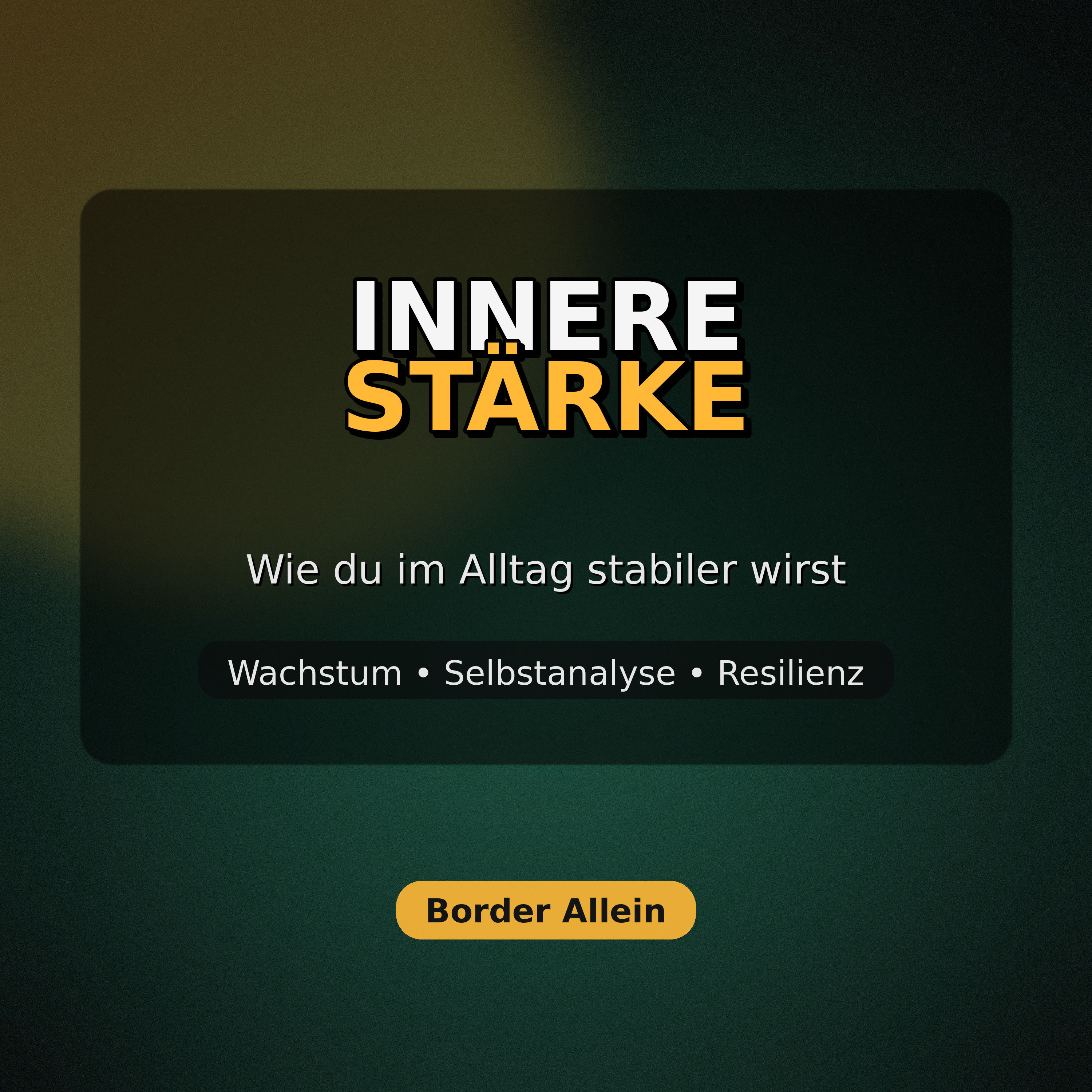 Trigger, Selbstmitleid und innere Stärke