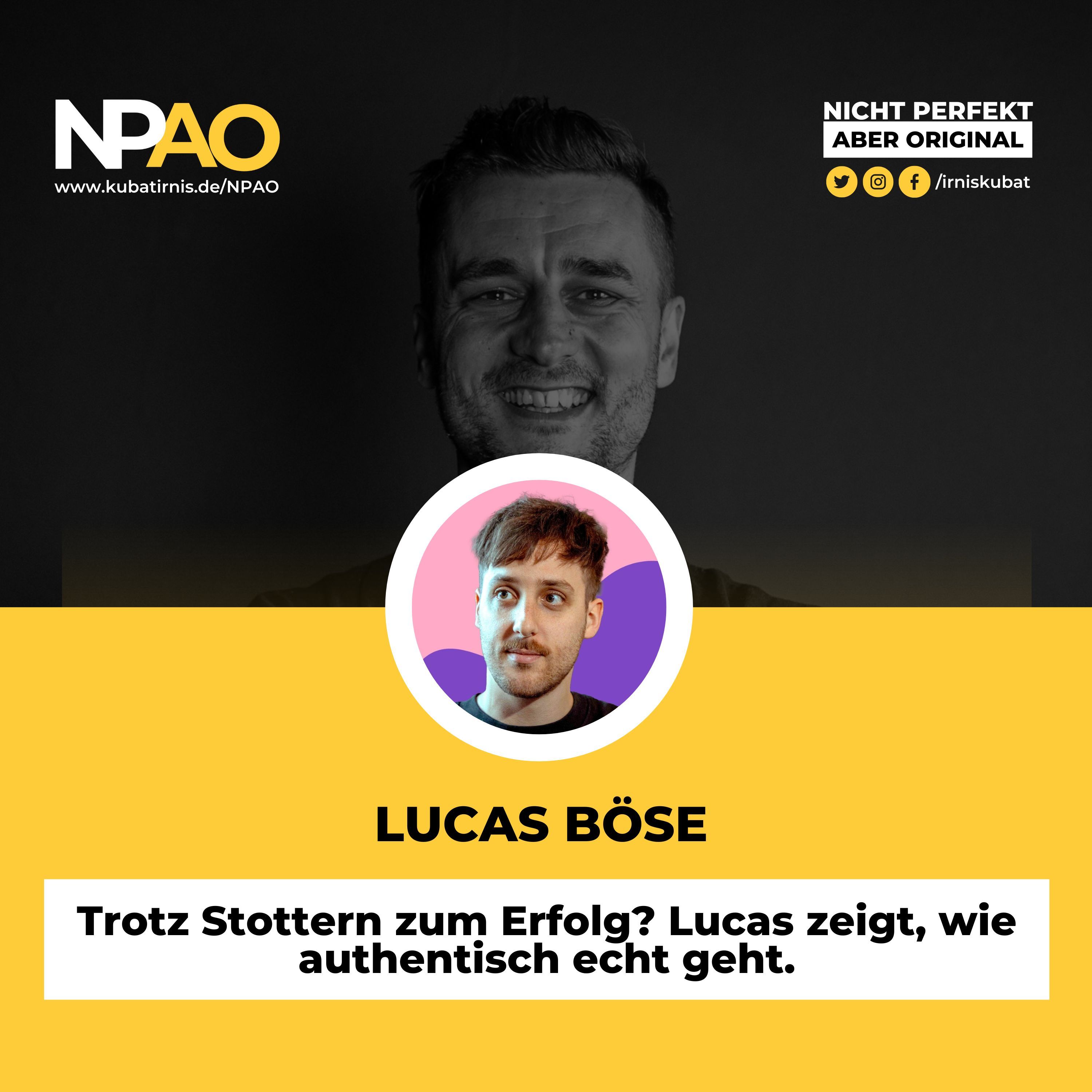 Trotz Stottern zum Erfolg? Lucas zeigt, wie authentisch echt geht. #49 Lucas Böse Designer