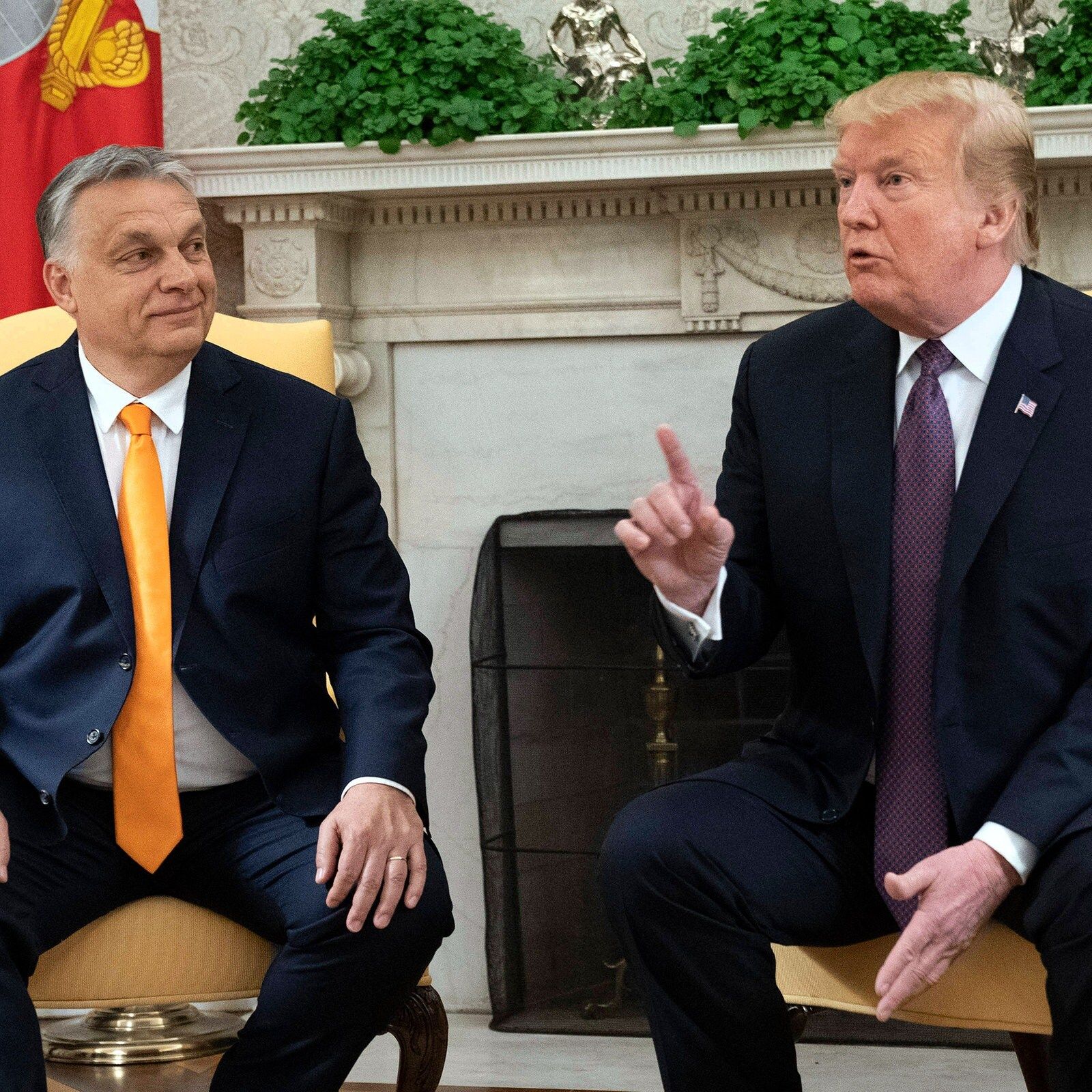 Trump trifft Orban im Weißen Haus