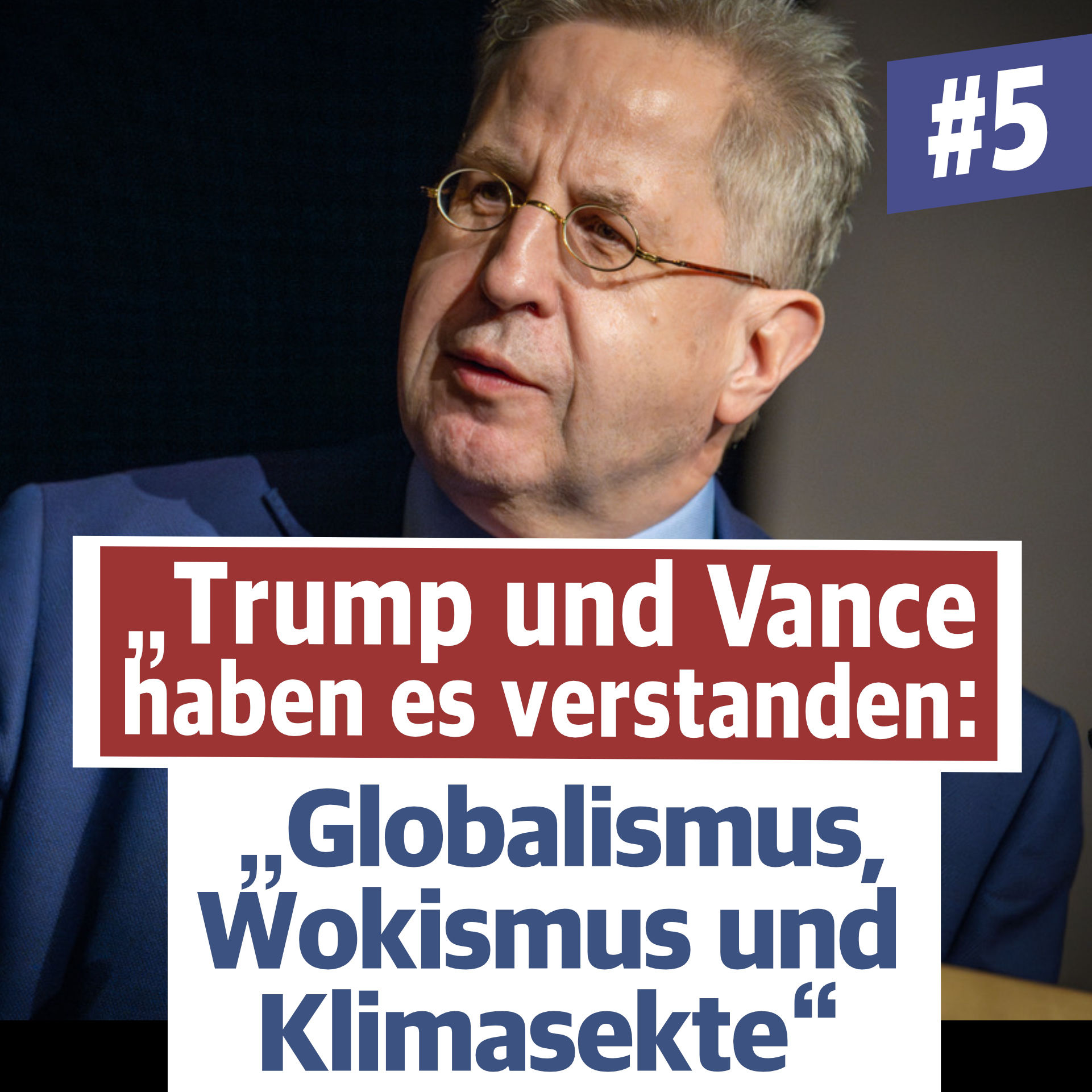 Trump und Vance haben es verstanden: Er sollte schreiben „Globalismus, Wokismus und Klimasekte“