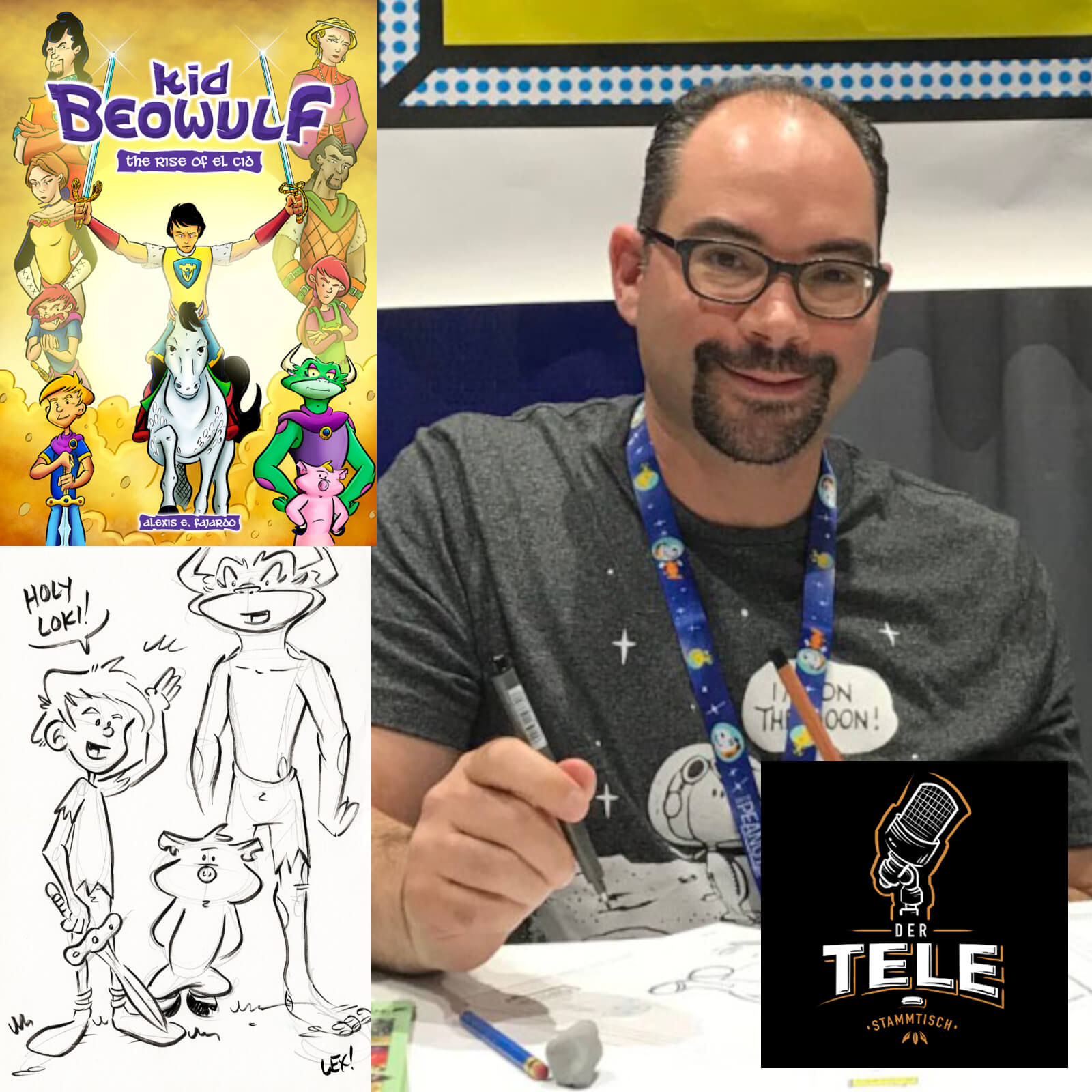 TST061 - Künstlergespräch mit Alexis E. Fajardo (Kid Beowulf, Peanuts, Charles M. Schulz)