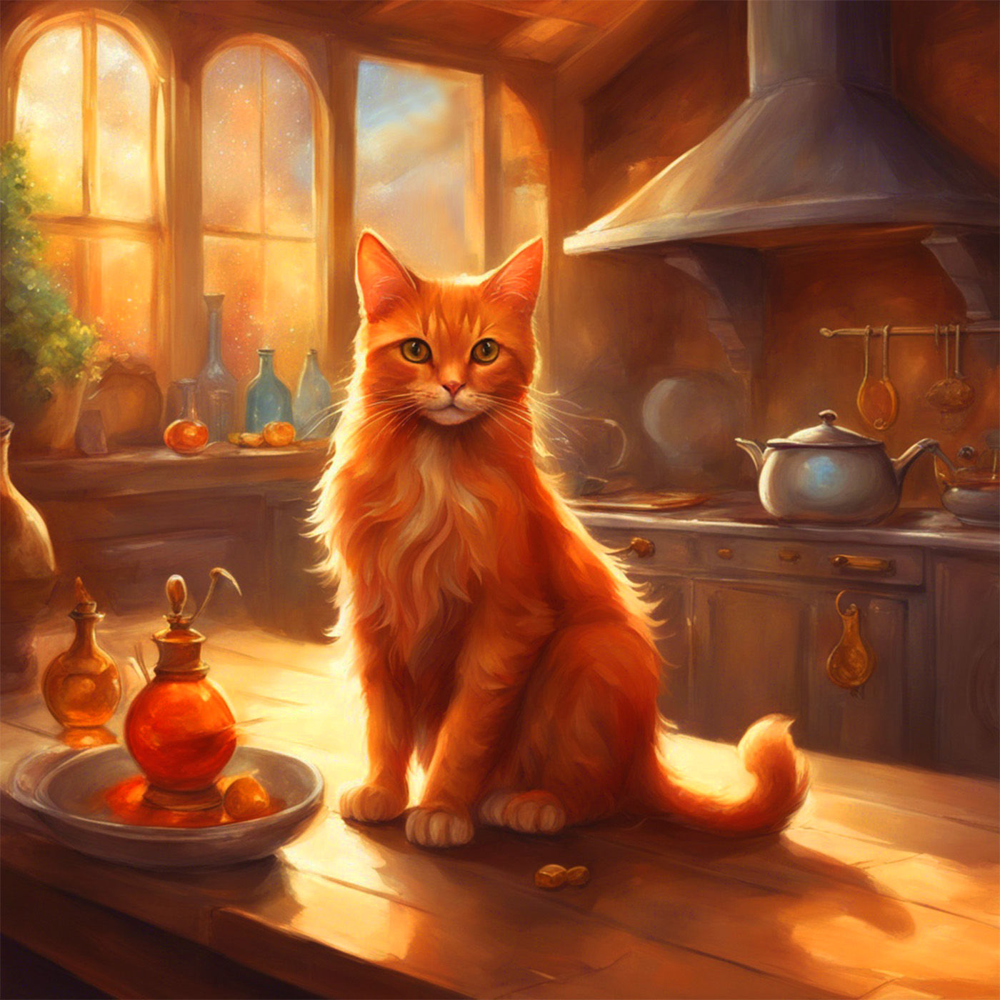 Tür 14: Die rote Katze