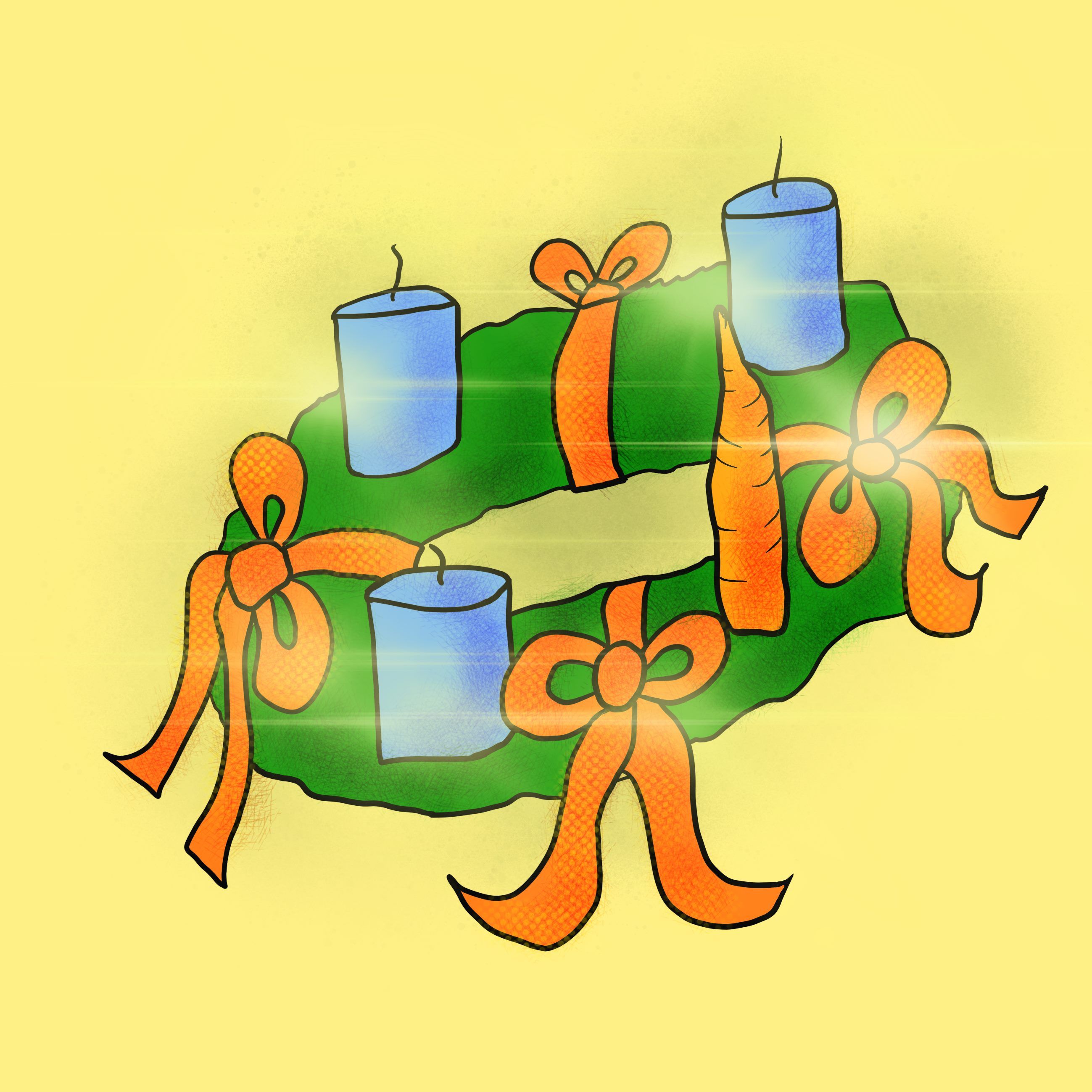 Tür 9: Der falsche Adventkranz