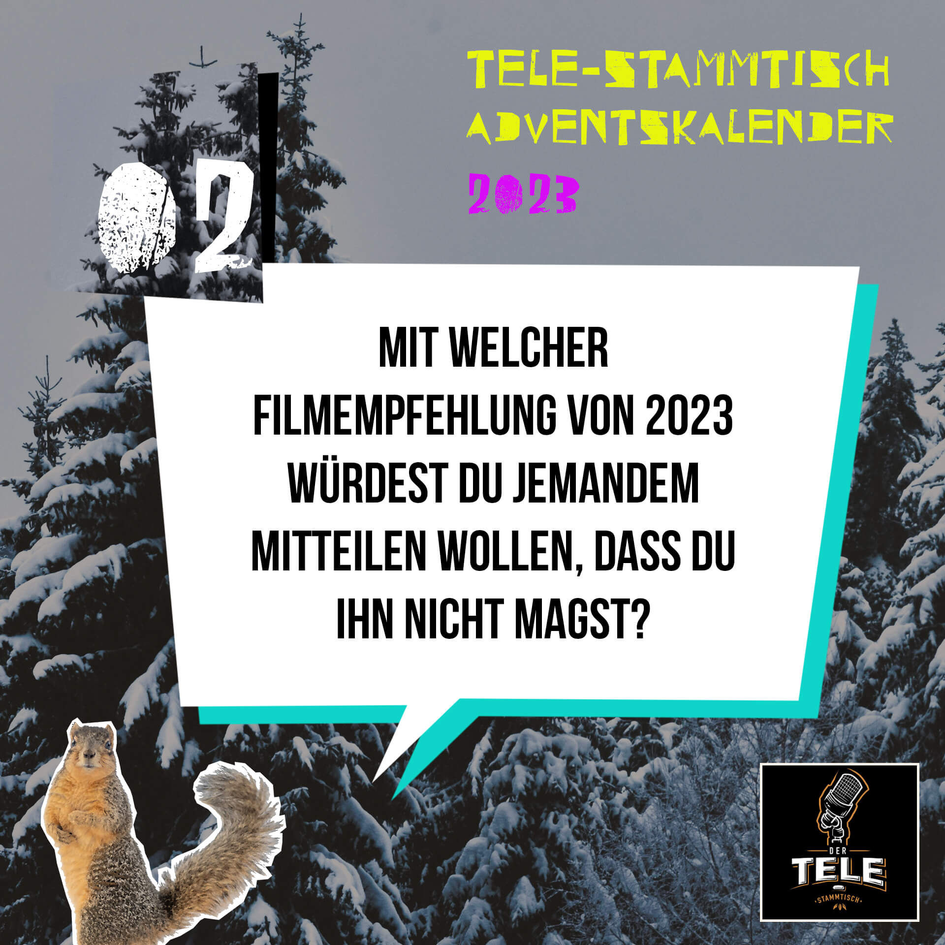 Türchen 2 - Mit welcher Filmempfehlung von 2023 würdest du jemandem mitteilen wollen, dass du ihn nicht magst?