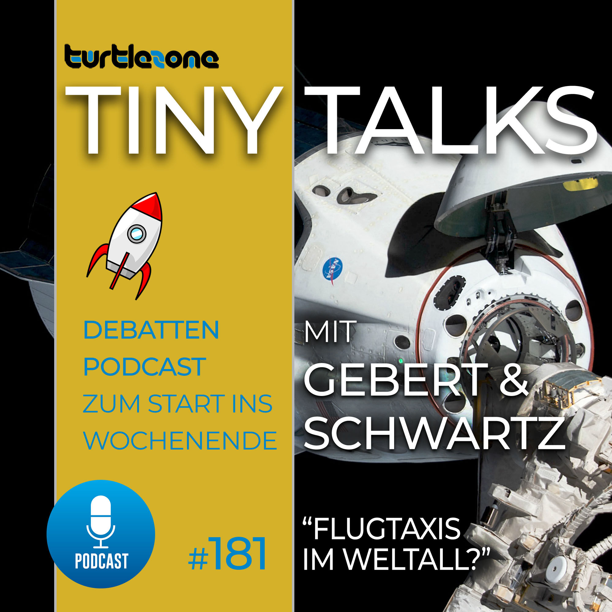 Turtlezone Tiny Talks - Flugtaxis im Weltall?