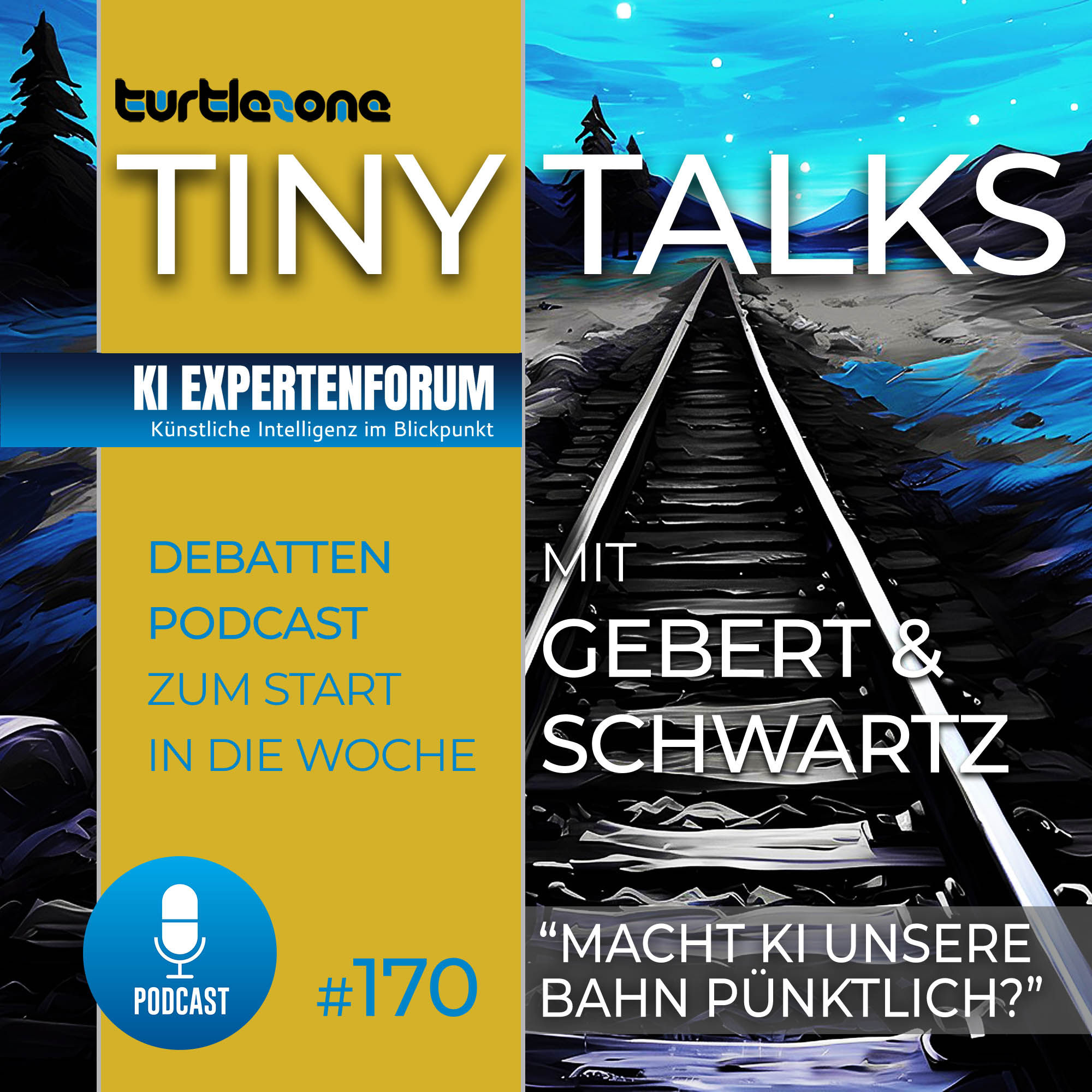 Turtlezone Tiny Talks - Macht KI unsere Bahn pünktlich?