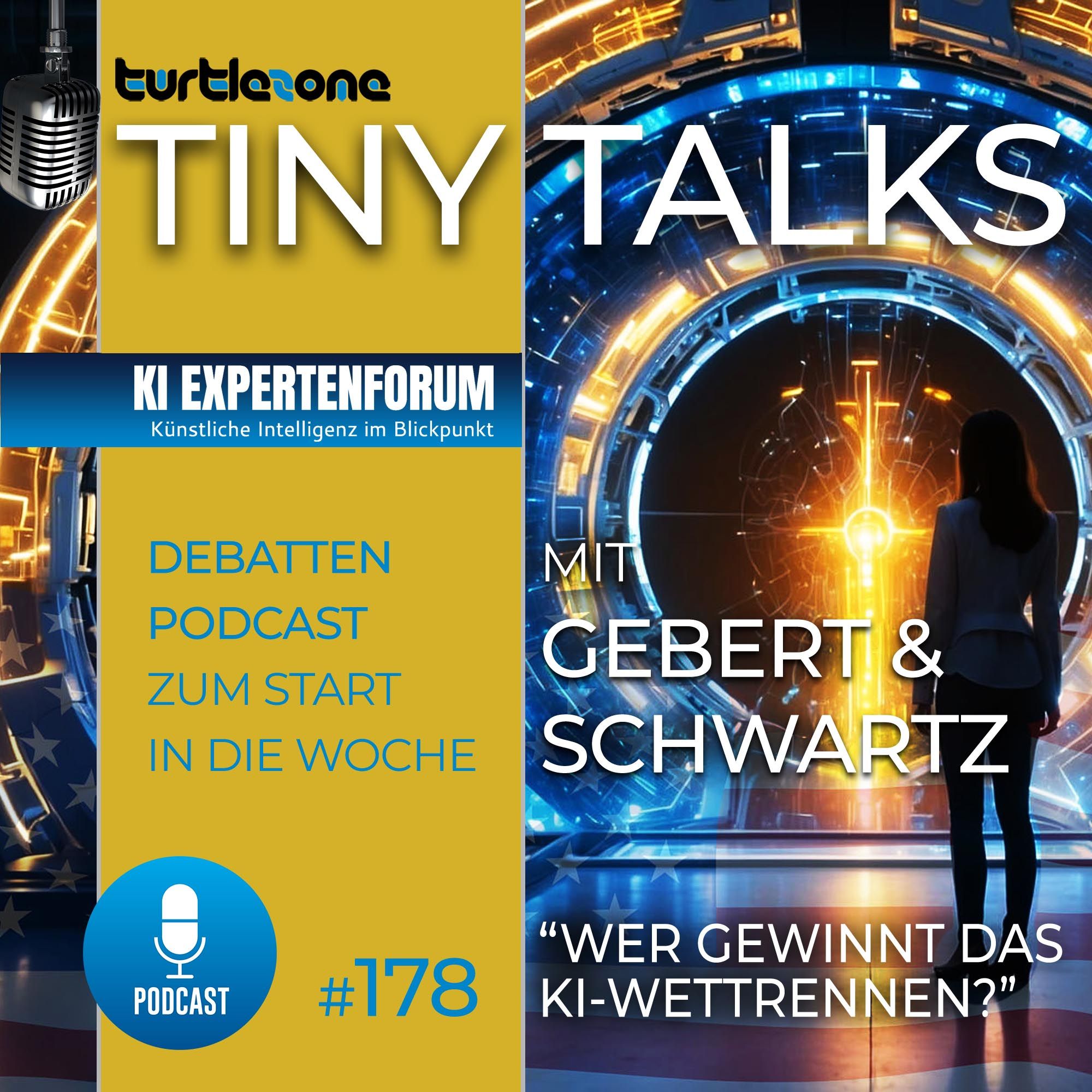 Turtlezone Tiny Talks - Wer gewinnt das KI-Wettrennen?