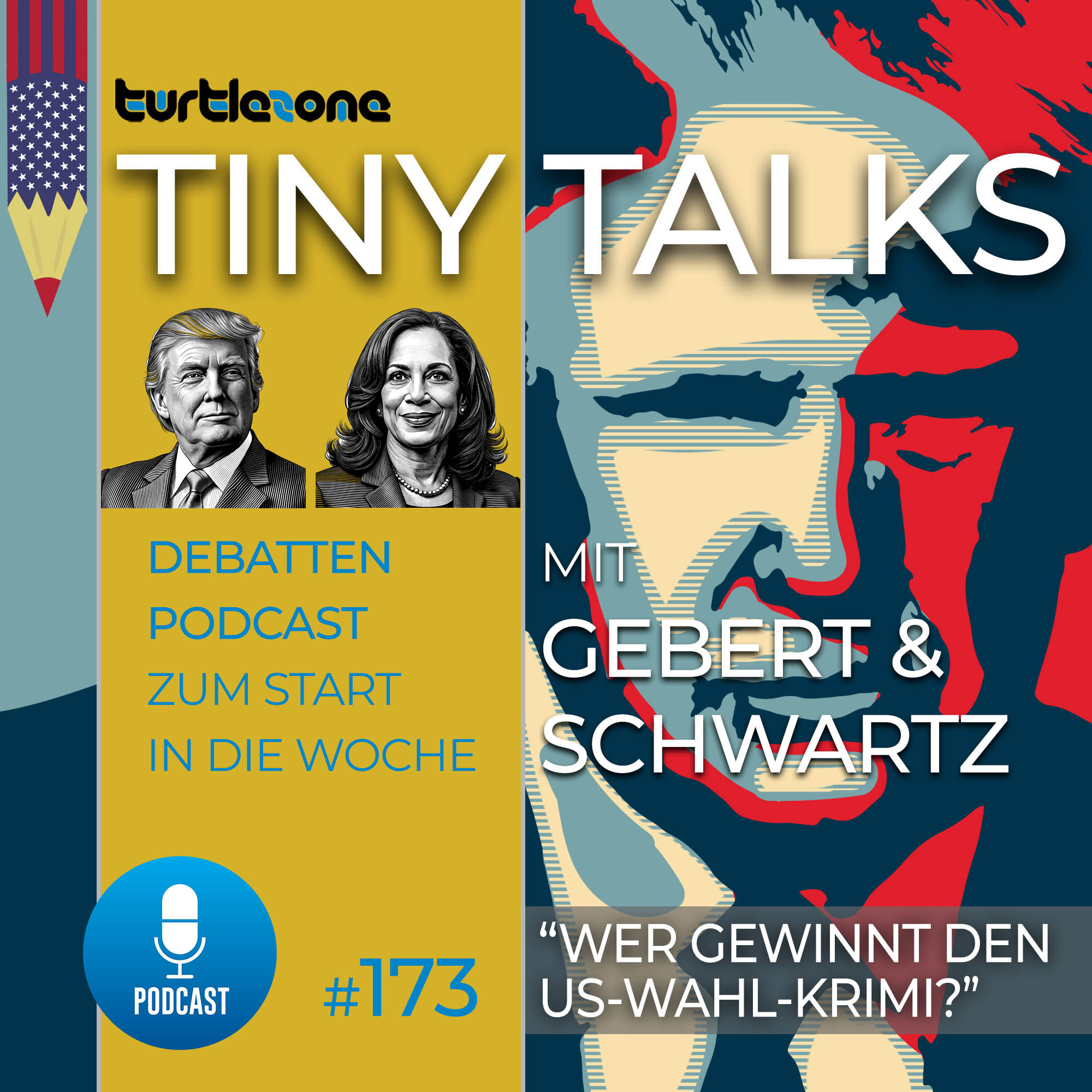Turtlezone Tiny Talks - Wer gewinnt den US-Wahl-Krimi?