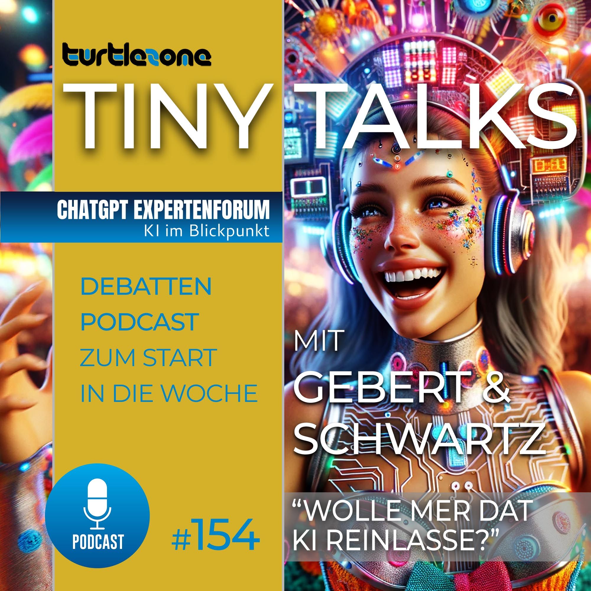 Turtlezone Tiny Talks - 20 Minuten Zeitgeist-Debatten mit Gebert und  Schwartz - Podcast