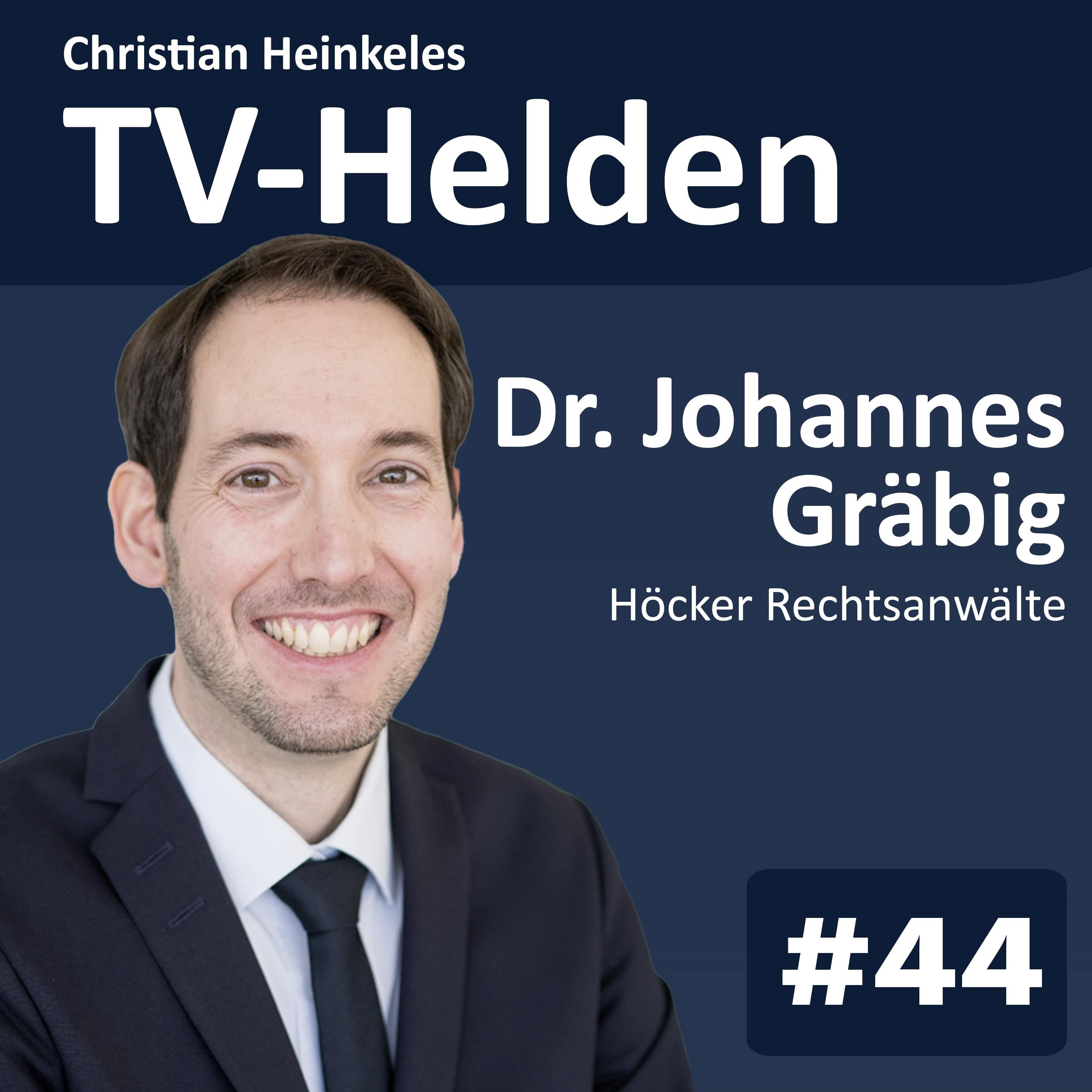 TV-Helden LEGAL #44 mit Dr. Johannes Gräbig (Höcker Rechtsanwälte) über den Schutz von Informanten im deutschen Presserecht und die Weitergabe von Informationen
